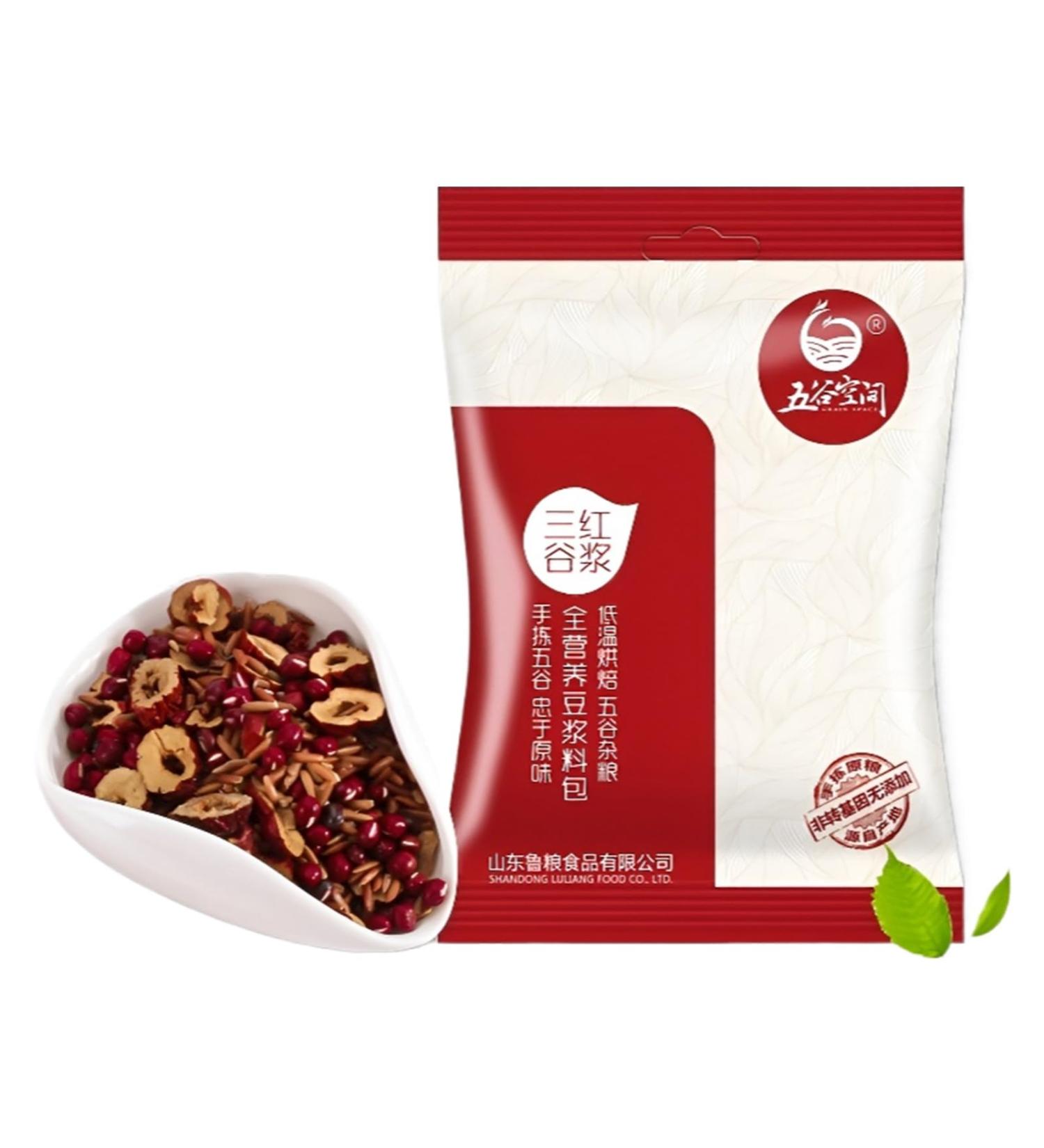 Paquet D'ingr dients De Lait Soja C r ales 35 G * 50 Paquets Haricots Rouges Riz Rouge Et Dattes Cuits Basse Temp rature Utilis s Dans Un M langeur Une Machine - Buy Online on GoSupps.com