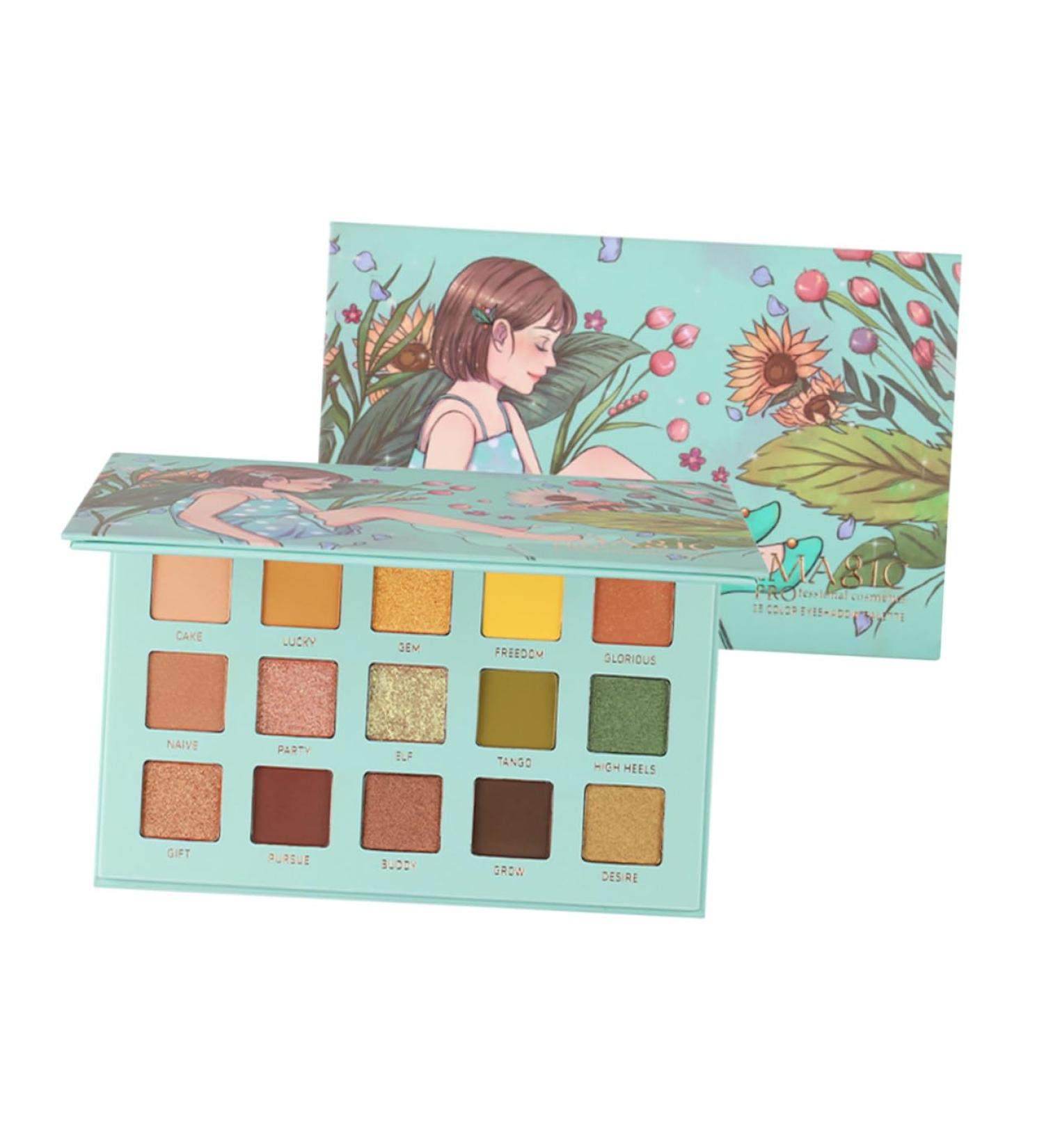 Didiseaon 1pc 15 Eyeshadow Powder Eyeshadow Palette Makeup Accessories Eye Shadow Box Cosmetic - Buy Online on GoSupps.com