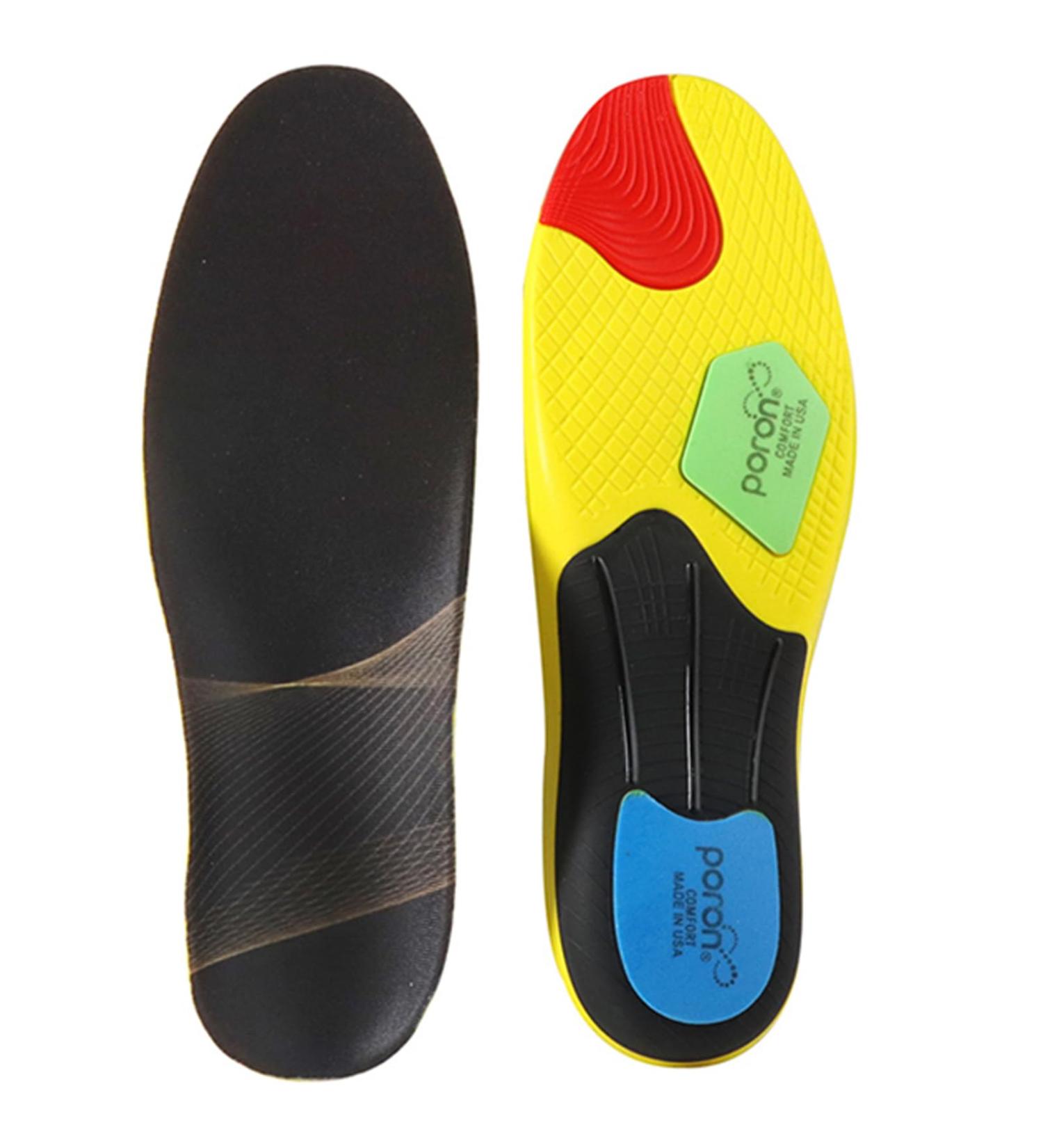 Flat Feet Shoe Insoles for Men & Women - Arch Support Inserts for Plantar Fasciitis | All-Day Comfort (L: 270-280mm - Buy Online on GoSupps.com