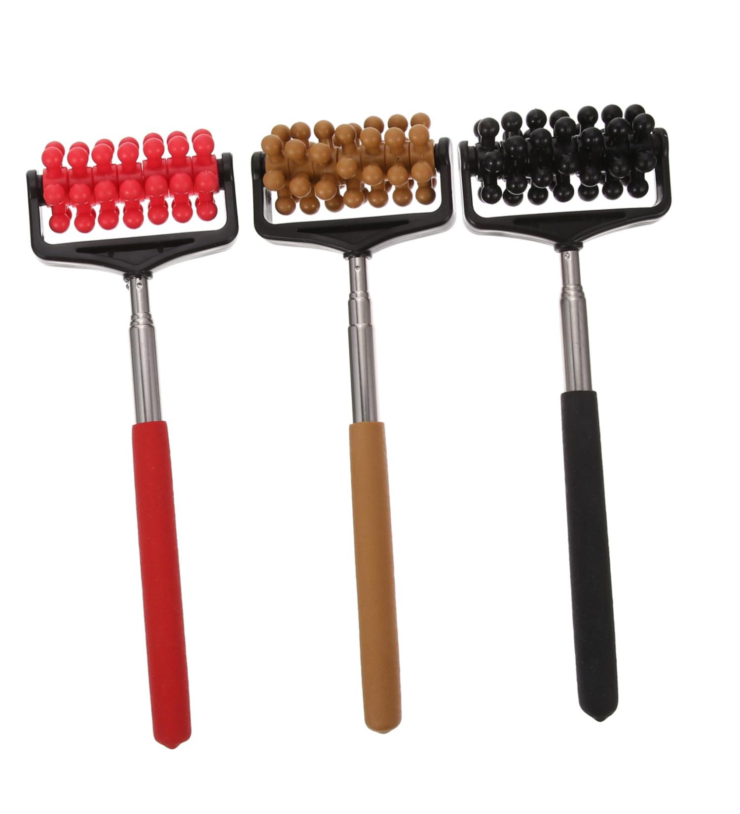 Plafope 3-in-1 Party Roller Massage Device - Wheel Design Back Scratch & Fitness Tool - Buy Online on GoSupps.com