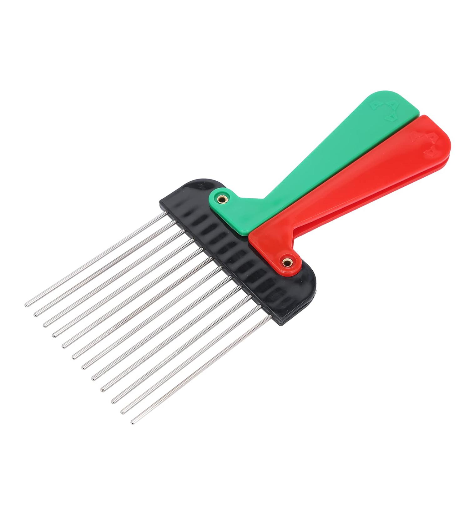 Metal Hair Pick Pick Comb Portable Hair Salon Pick Comb Hairdressing Detangle Hair Pick Styling Tool Accessory - Buy Online on GoSupps.com