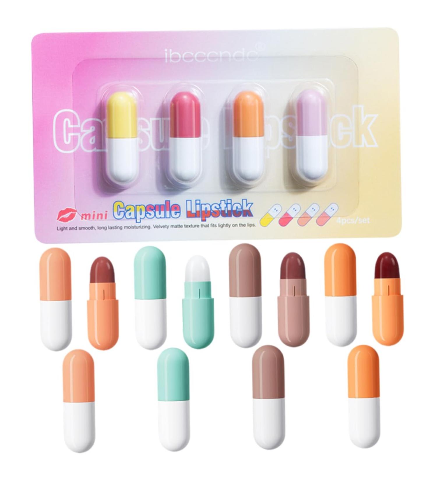 FRCOLOR 4 Sets Matte Lipstick & Lip Gloss | Korean Makeup | Bulk Lip Plumper & Balm - International Shipping - Buy Online on GoSupps.com