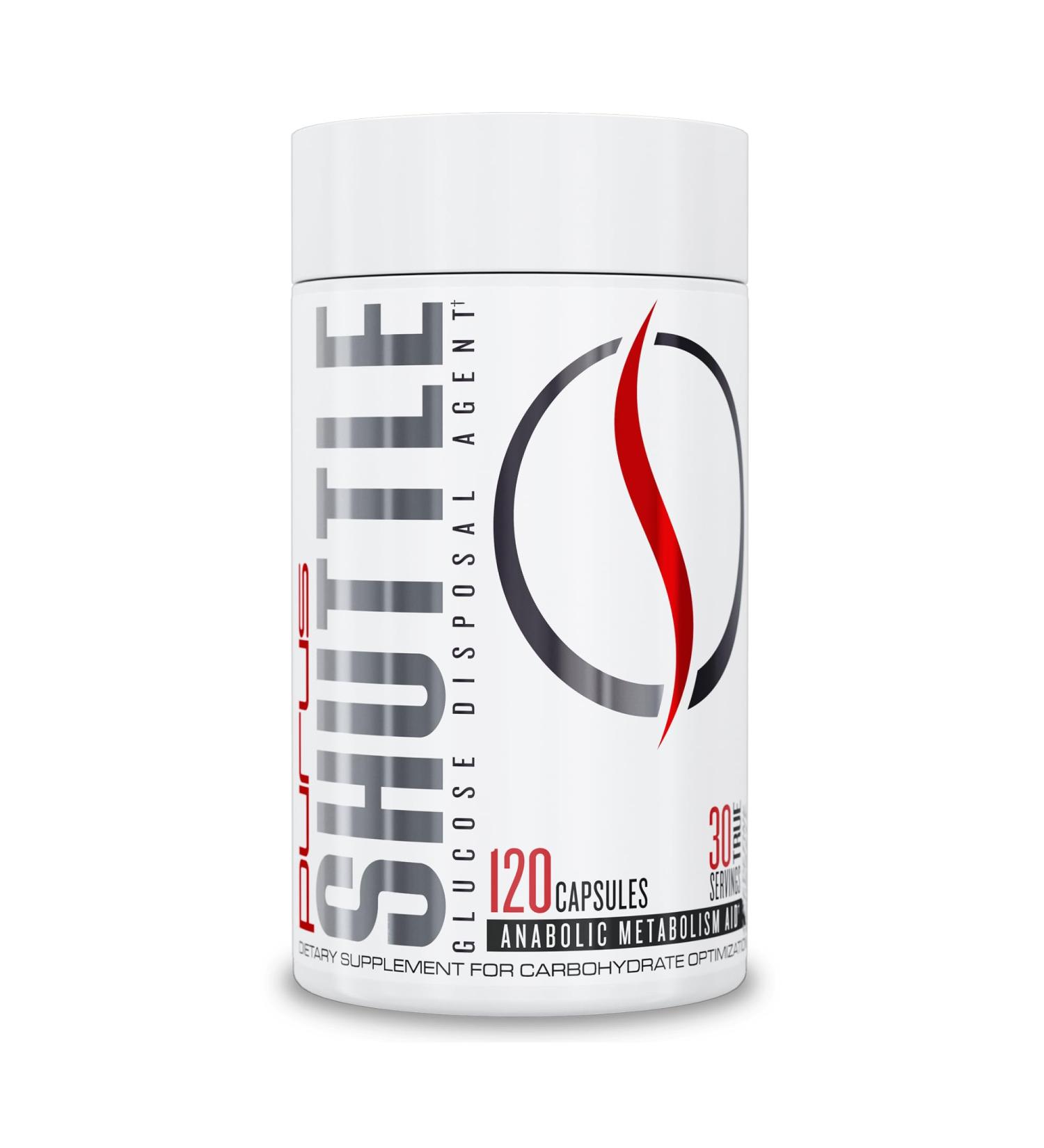 Purus Labs Shuttle - 120 Capsules | GDA & Carbohydrate Shuttling Vehicle | 30 Servings - International Shipping Available - Buy Online on GoSupps.com