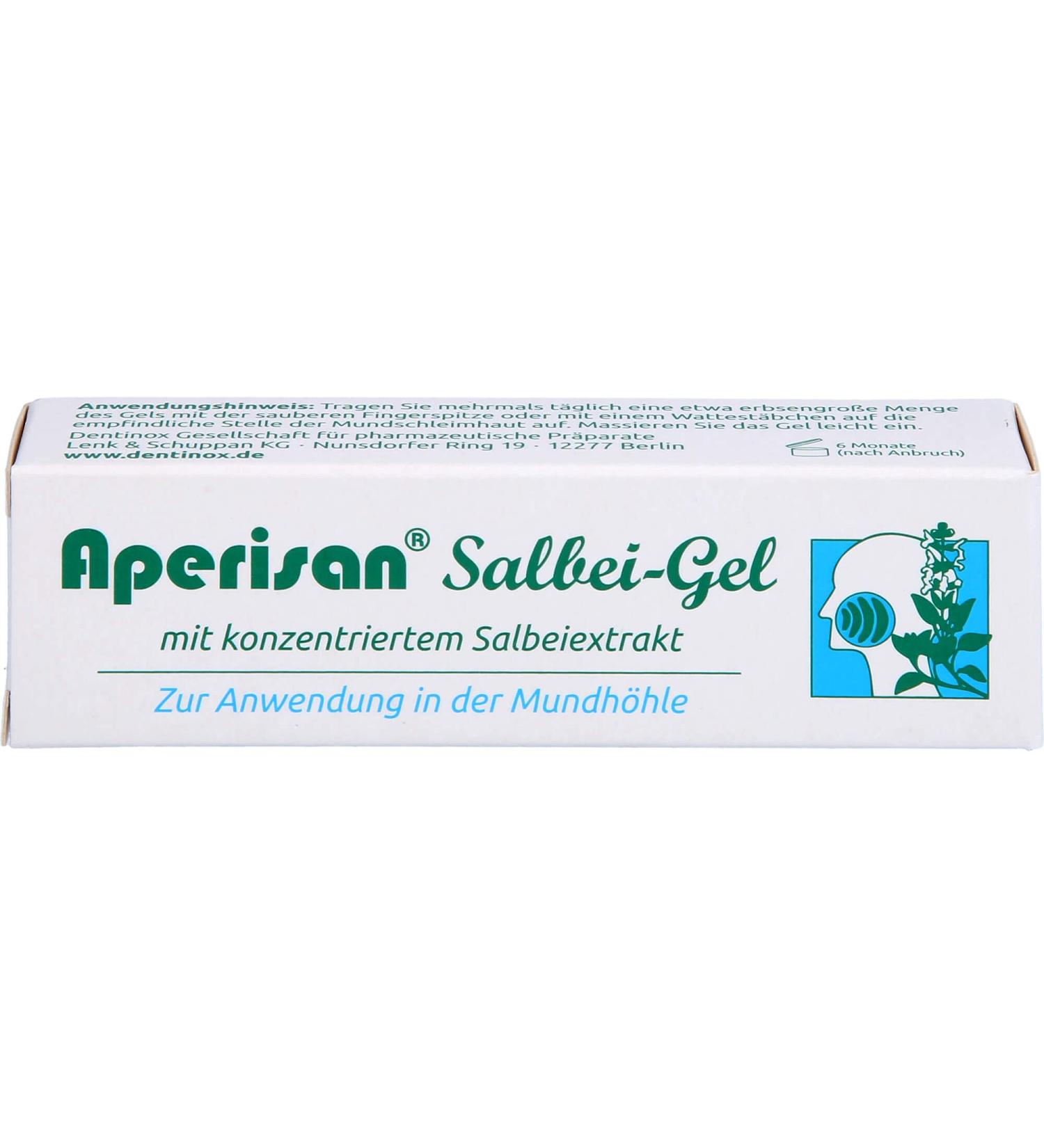 Aperisan sage gel for sensitive and irritated gums 10 ml gel - Buy Online on GoSupps.com