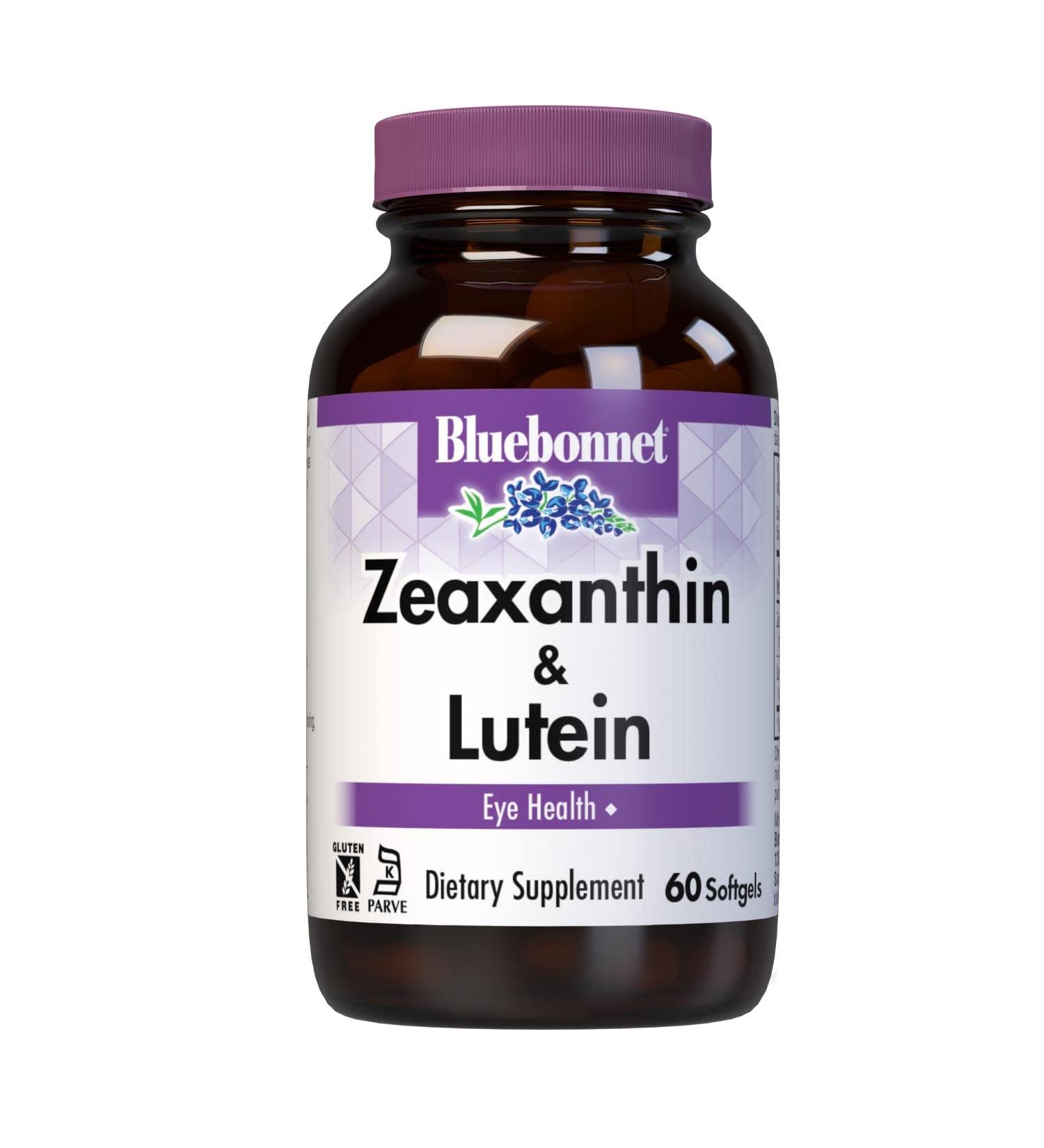 Bluebonnet Nutrition Zeaxanthin Plus Lutein - 60 Softgels for Eye Health - Buy Online on GoSupps.com