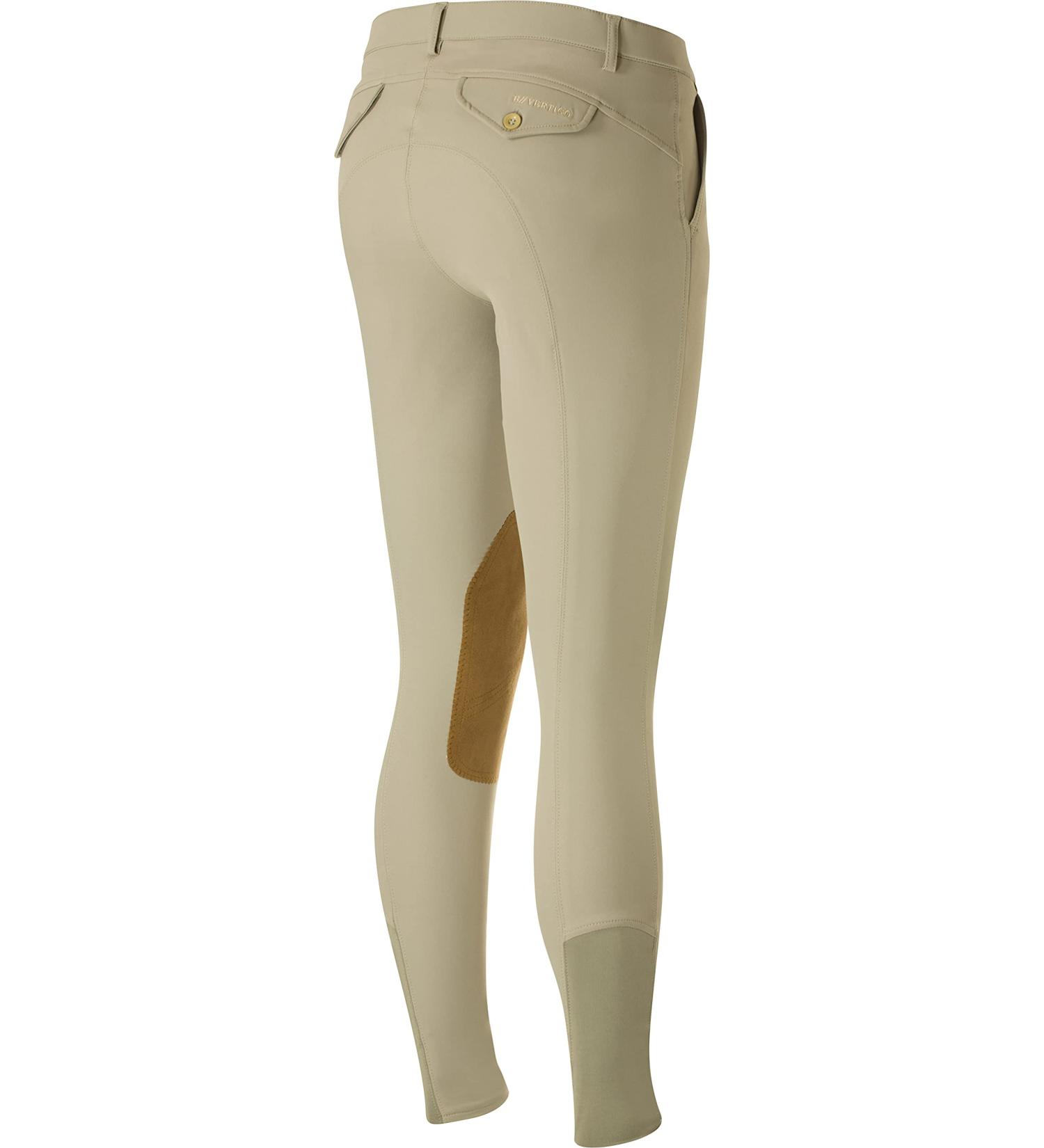 B Vertigo Men's Sander Hunter Knee Patch Breeches - Safari Brown - Size 34 - Buy Online on GoSupps.com