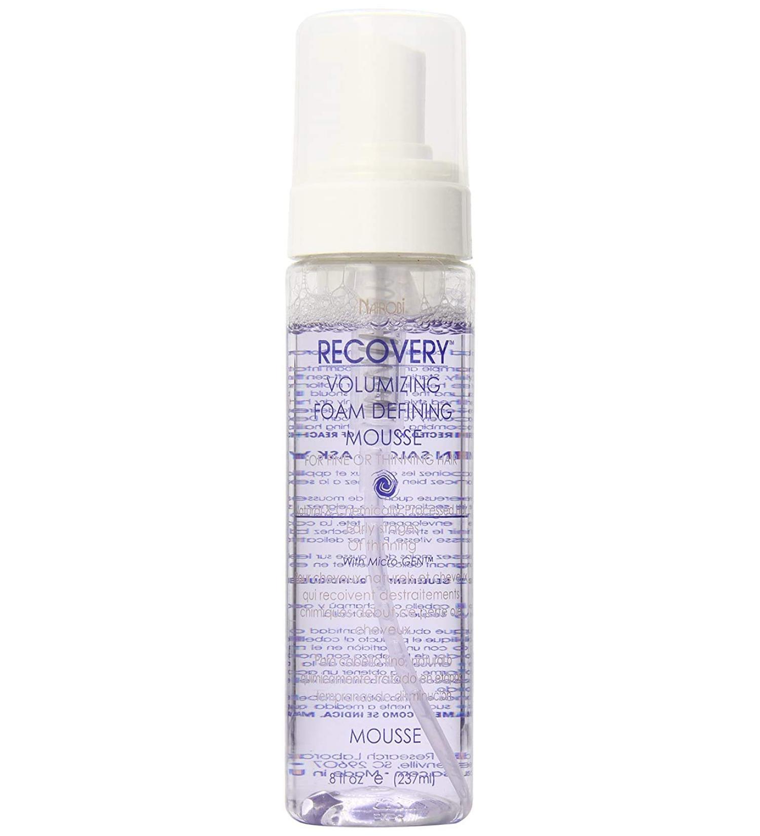 Nairobi Recovery Volumizing Foam Mousse - 8oz Unisex Hair Defining Solution for All Hair Types | International Shipping Available - Buy Online on GoSupps.com