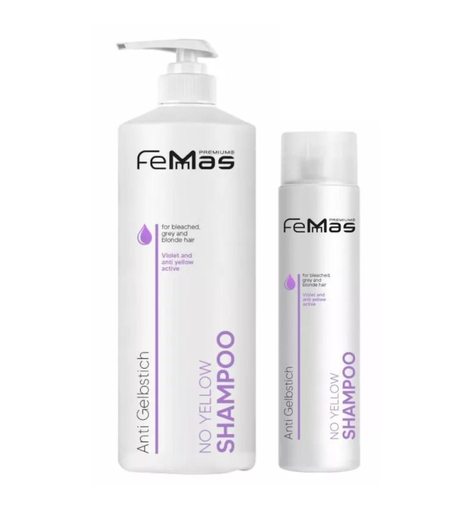  Femmas Femmas No Yellow Anti-Yellowing Shampoo 1 L + 300 ml free - Buy Online on GoSupps.com