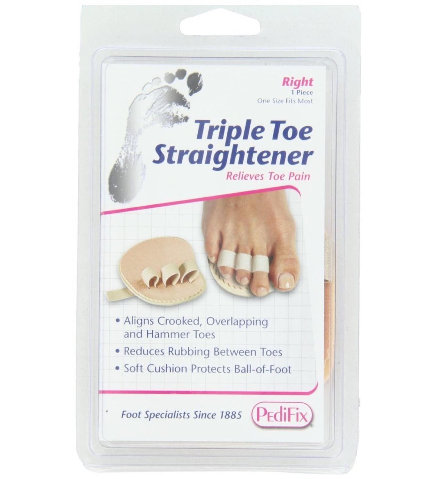 PediFix Triple Toe Straightener Right Foot