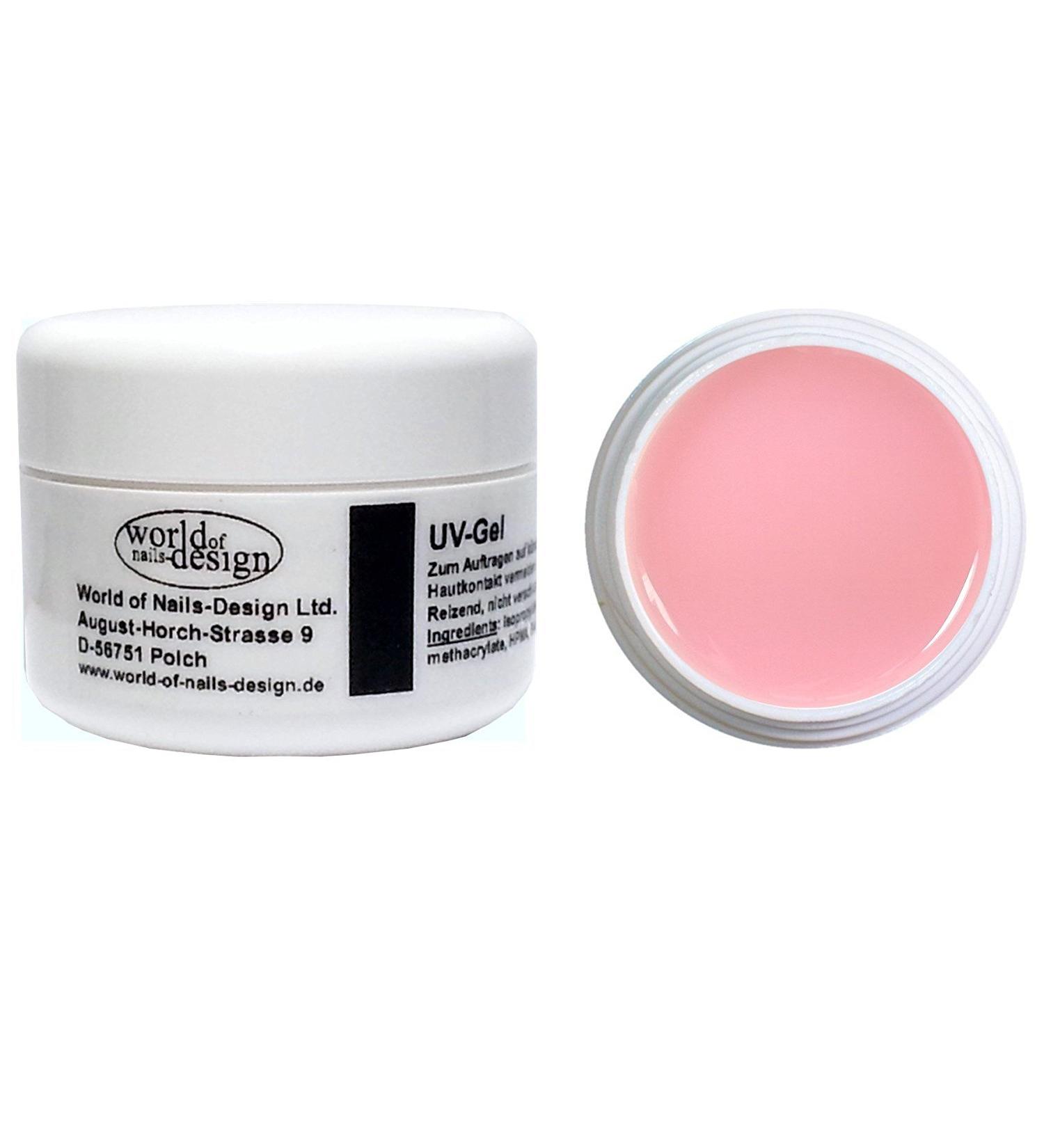 World of Nails-Design Camouflage Gel Cover Gel Pink Milky Baby Boomer Look 5 ml