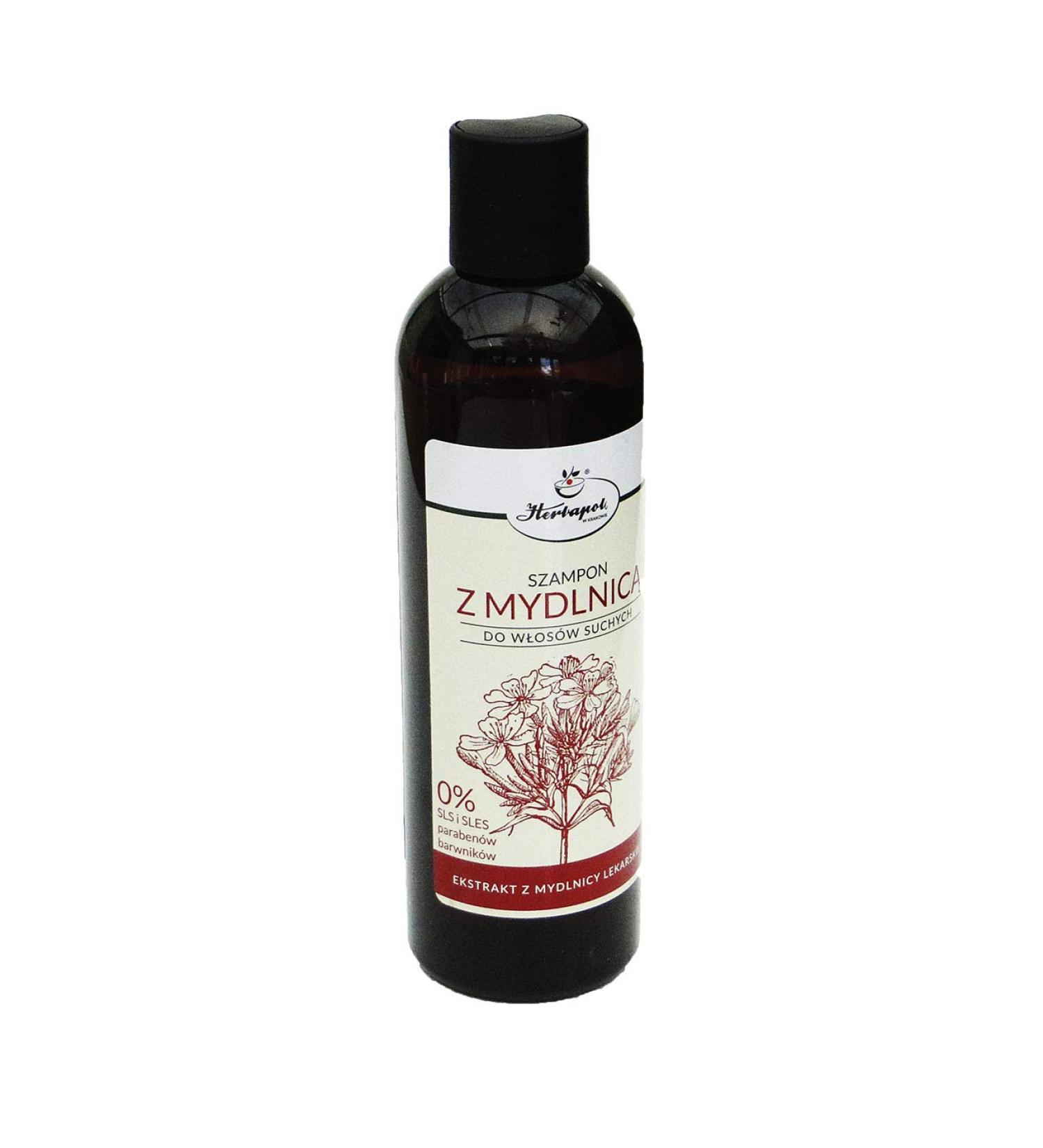 Herbapol in Krakow SA Herbapol Shampoo for dry hair with soap extract 250 ml for the daily care of dry and damaged hair due to hairdressing treatments