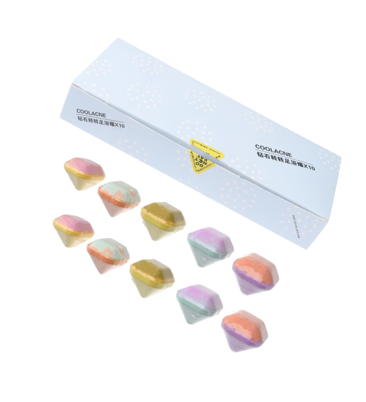 Beavorty 1 Box Foot Bath Explosion Natural Essential Oils Bath Steamers Nail Diamonds Natural Soaps Natural Body soap Organic Body wash Care Foot Soak Ball Dinosaur Eggs sea Salt Summer - Buy Online on GoSupps.com