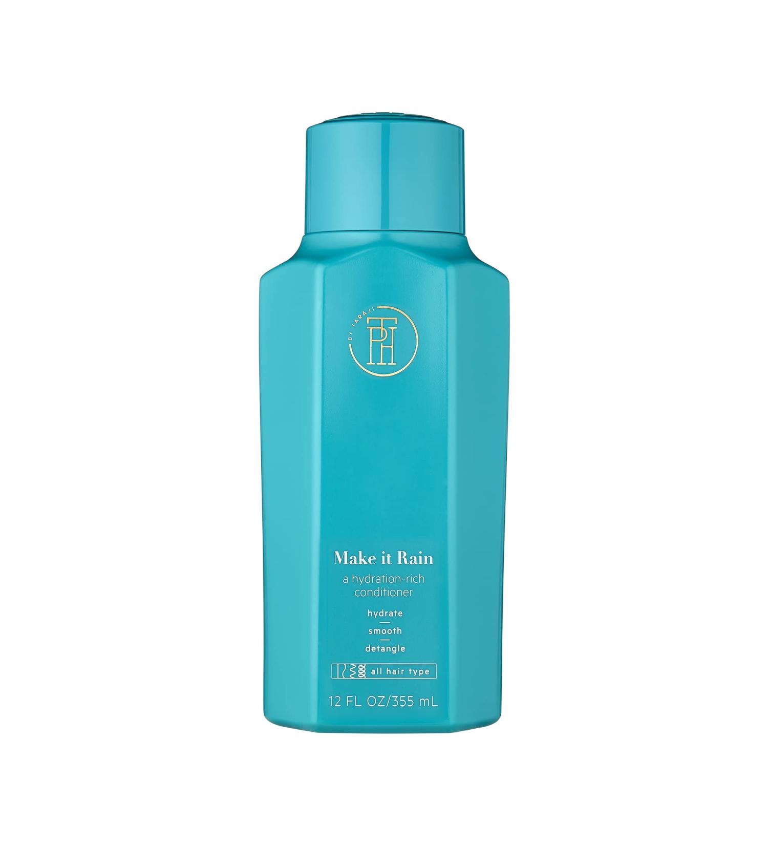 TPH by Taraji Make it Rain Conditioner | Hydrating & Strengthening Formula with Aloe, Avocado Oil, & Moringa Oil | For All Hair Types | Vegan & Sulfate-Free - 12 fl. oz - Buy Online on GoSupps.com