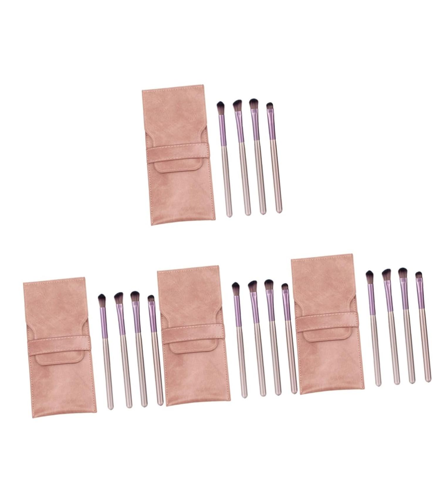 minkissy 4 Sets Eye Shadow Brush Set Face Makeup Brush Women Makeup Brush Eye Smudge Brush Cosmetics Brush Eyeshadow Applicators Brush for Makeup Artificial Fiber Miss Makeup Tools Portable - Buy Online on GoSupps.com