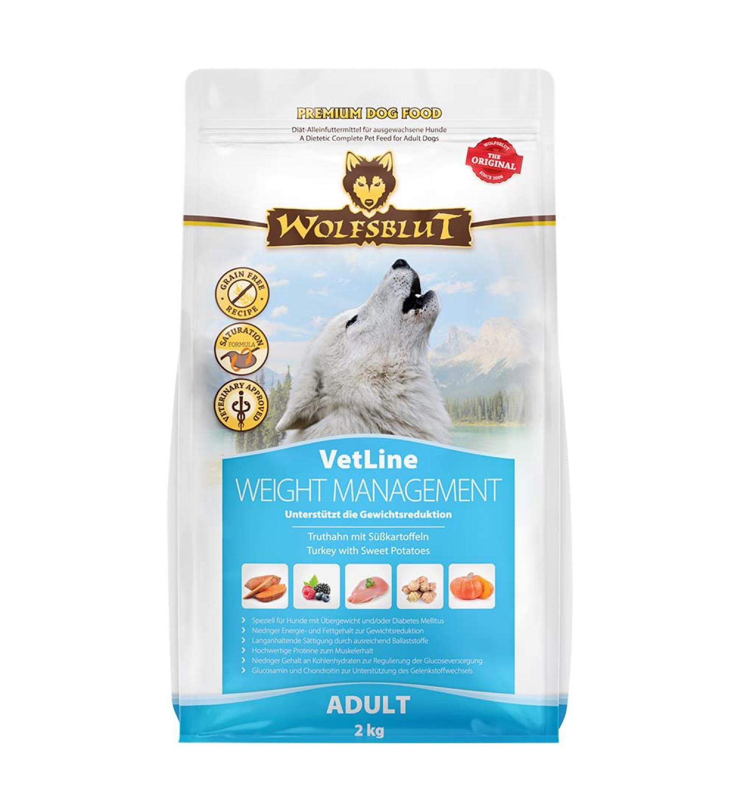 Wolfsblut VetLine Weight Management Dinde 2 kg - Buy Online on GoSupps.com