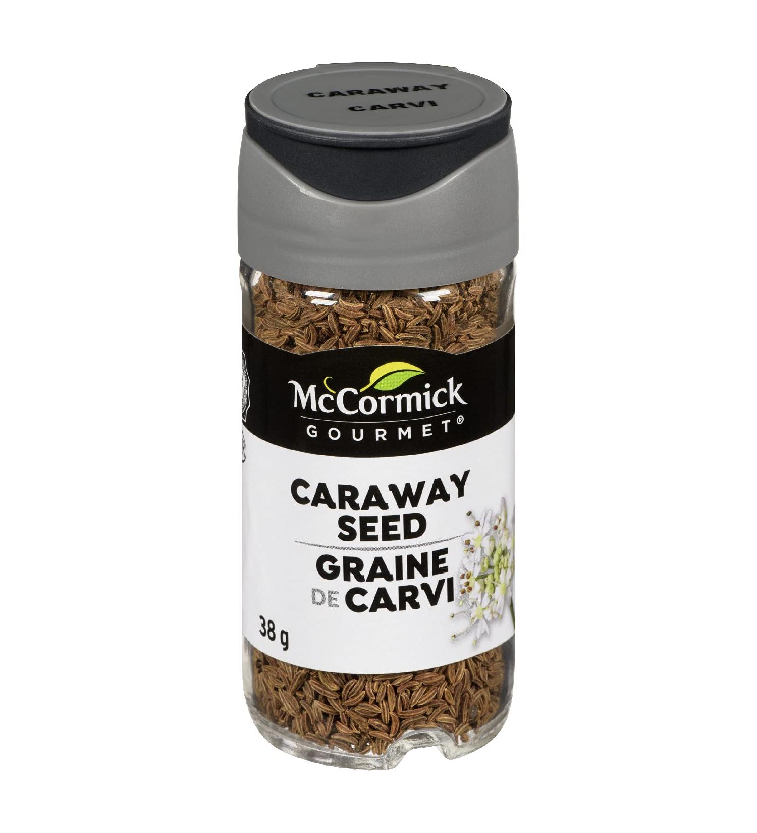 McCormick Gourmet (MCCO3) New Bottle Premium Quality Natural Herbs & Spices Caraway Seed 38g - Buy Online on GoSupps.com
