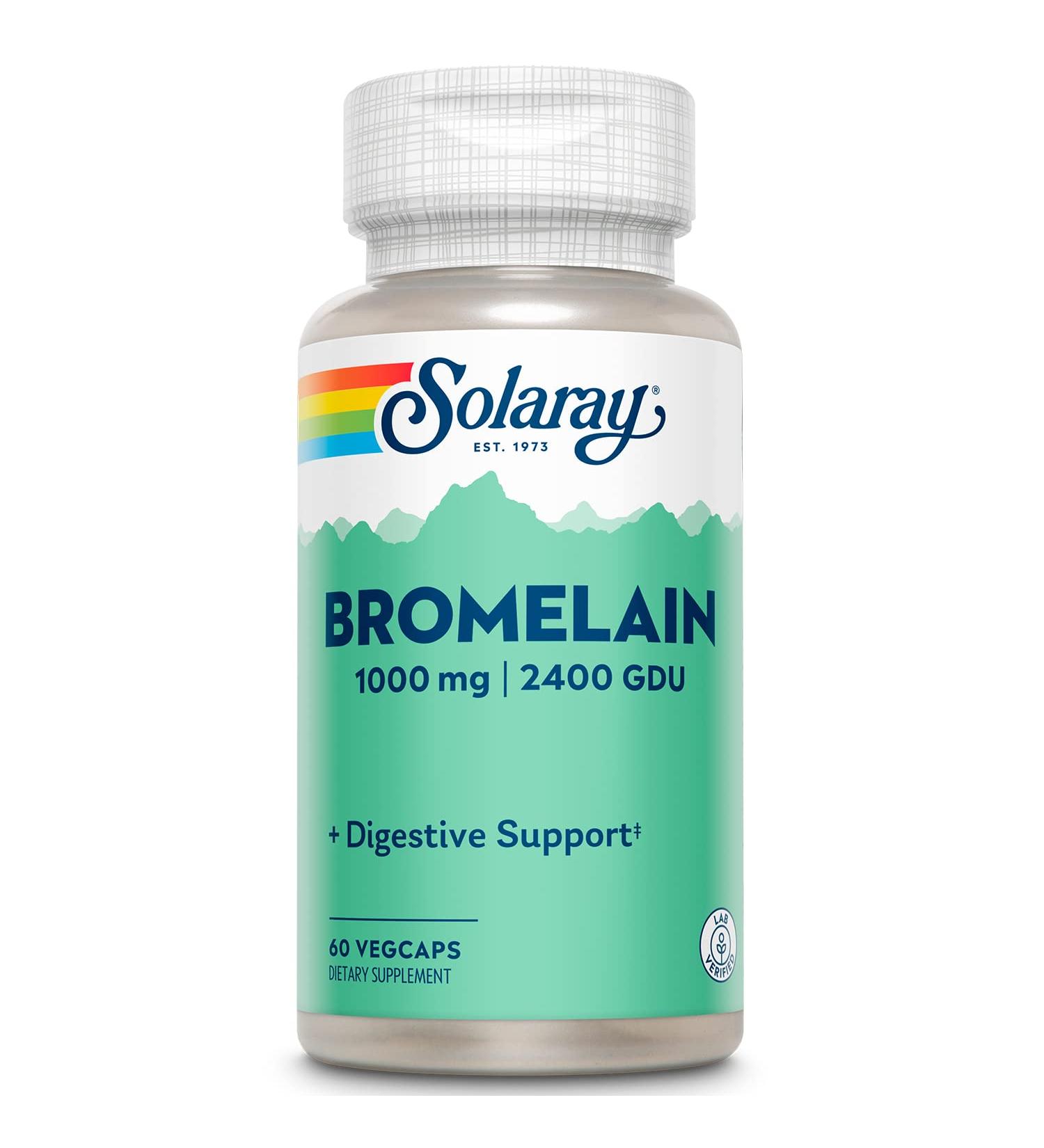 Solaray Bromelain Supplement, 500mg | 60 Count
