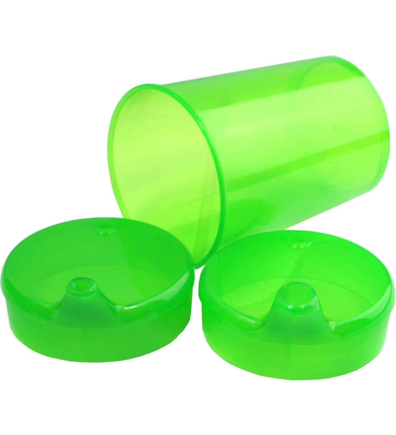 Medi-Inn Beak Cup Set - 250 ml | 5 Lower Parts & 10 Lids (2 Opening Sizes) | Green | International Shipping Available - Buy Online on GoSupps.com