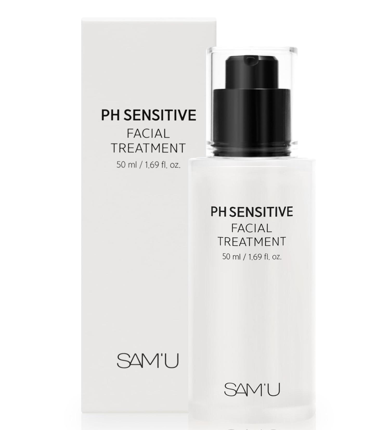 SAM U PH Sensitive Facial Treatment | Hydrating Moisturizer for Men & Women | Korean Skin Care Lotion with Ceramides | Daily Face Moisturizer for Sensitive & Dry Skin (1.69 Fl Oz - Buy Online on GoSupps.com