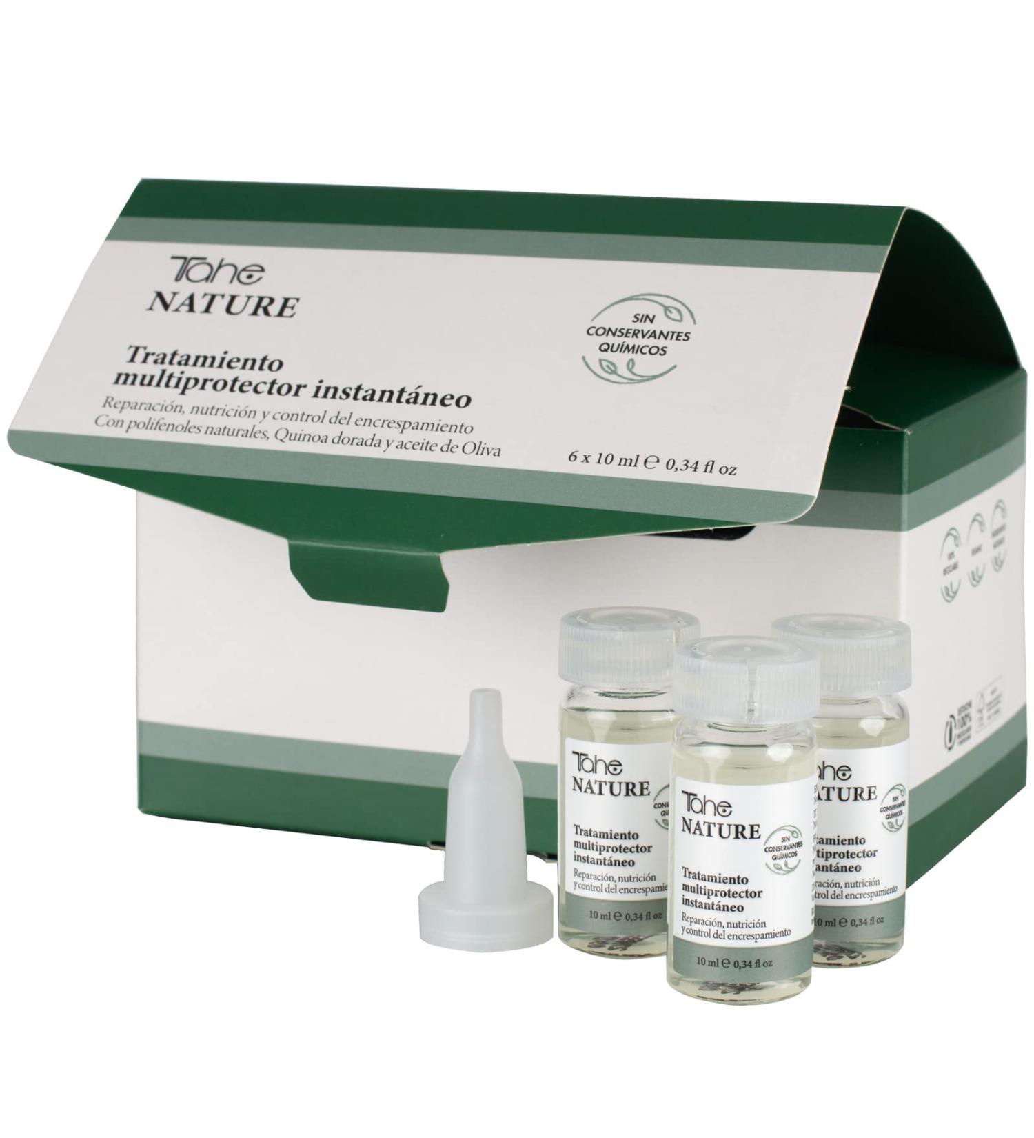 Tahe Nature Instant Multi-Protective Hair Treatment for Repair Nourishment and Frizz Control 6 x 10ml - Buy Online on GoSupps.com