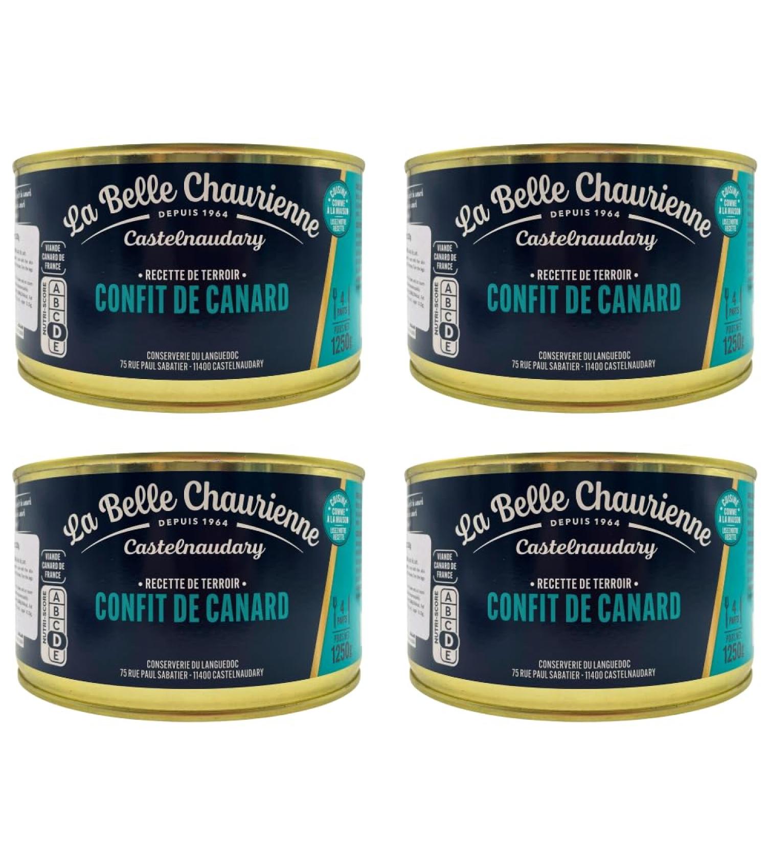 La Belle Chaurienne Confit Duck 1250g x 4 - Buy Online on GoSupps.com