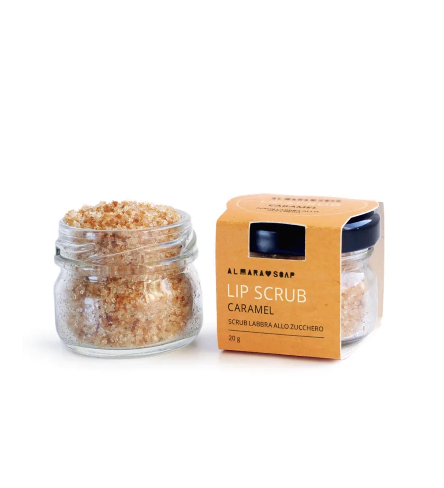 Almara Soap Lip Scrub CARAMEL Sugar Lip Scrub 25 gr