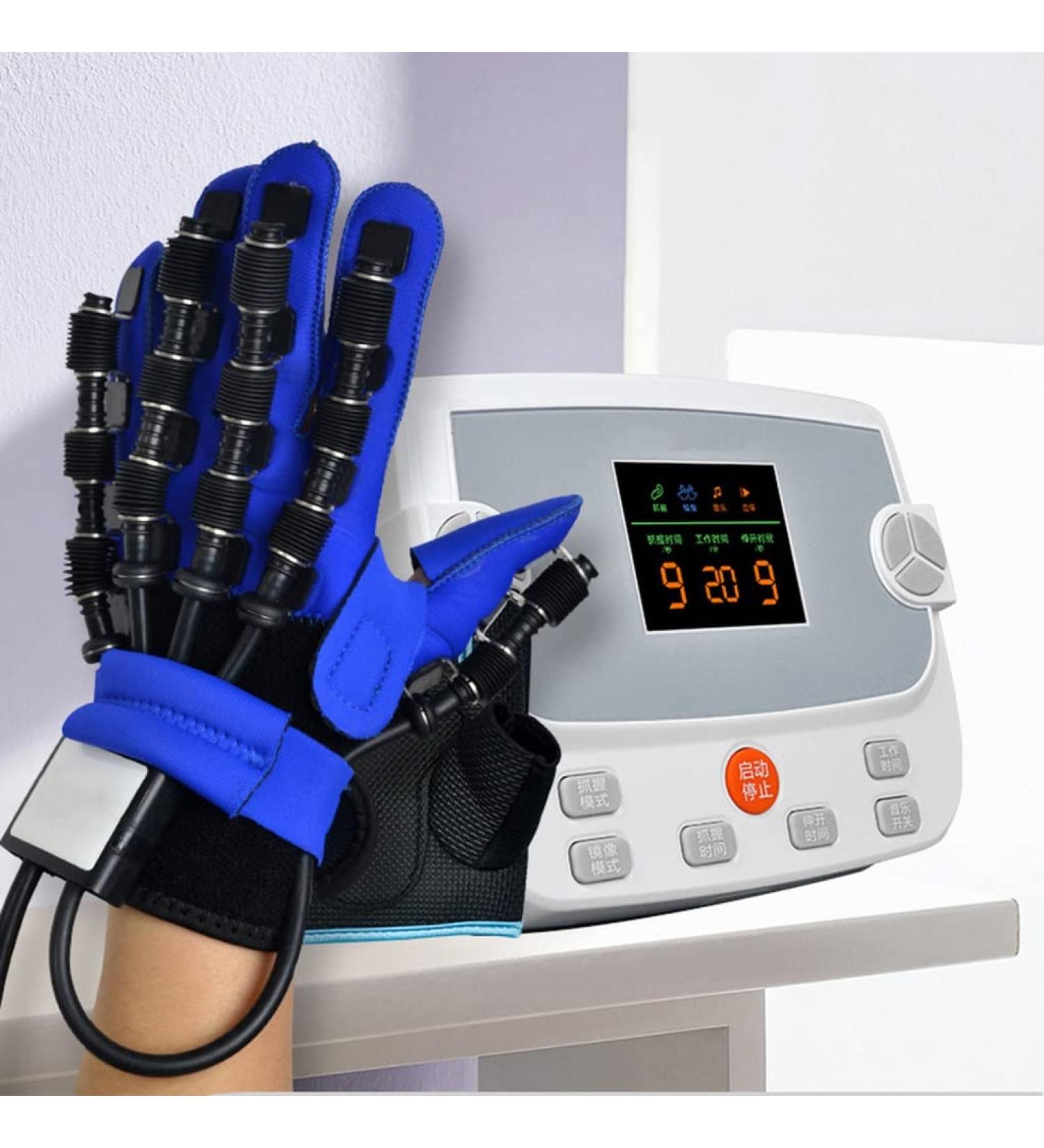 Electric Training Gloves Stroke Hemiplegia Finger Rehabilitation Device for Long-Term Relief Cramps Stiffness Passive Mode & Mirror Mode Strength Adjust (Left Hand Small) - Buy Online on GoSupps.com