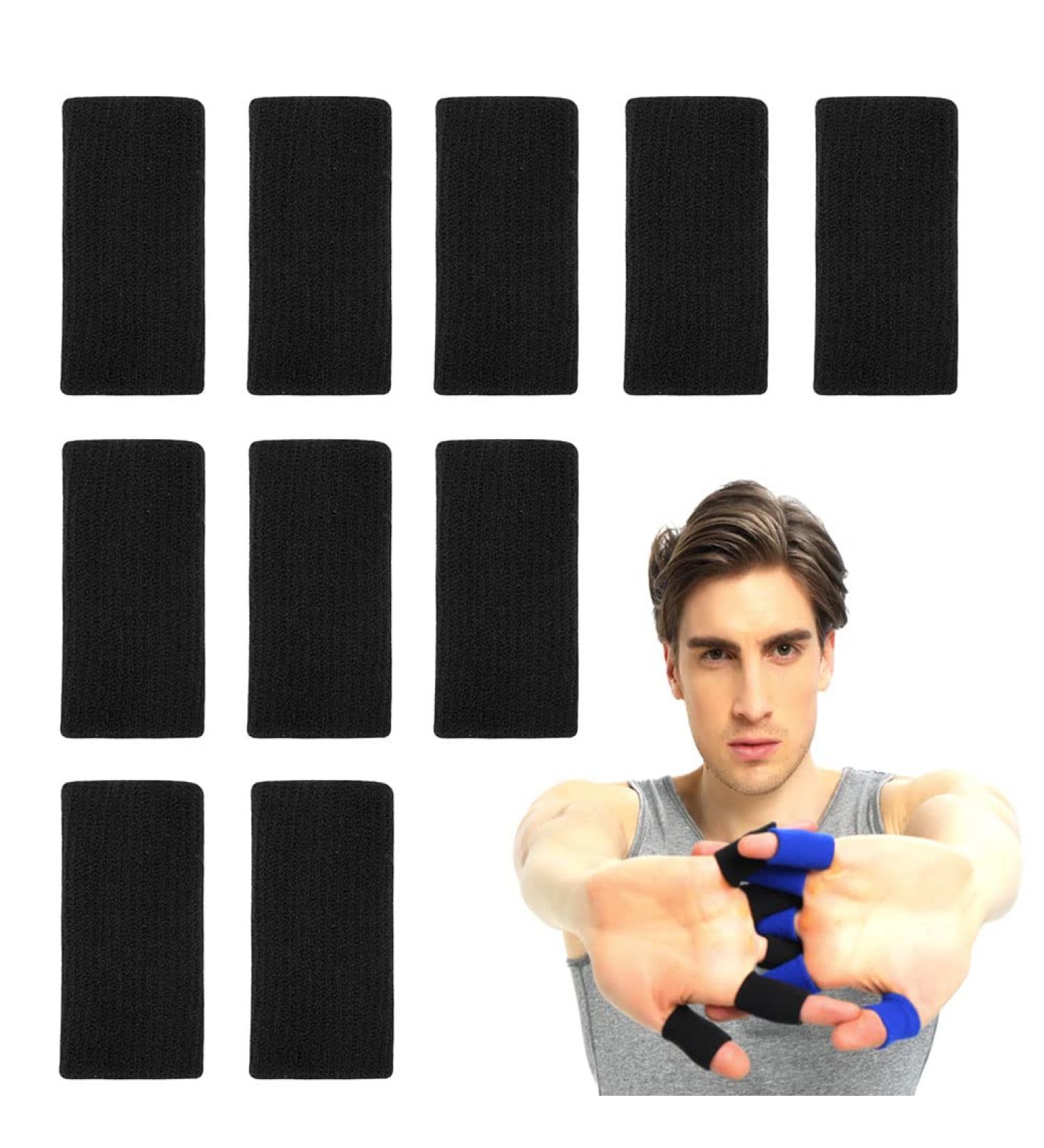 XGOPTS 20 PCS Finger Sleeves for Sports - Breathable Elastic Basketball Thumb Support Brace Arthritis & Trigger Finger Protection - Buy Online on GoSupps.com