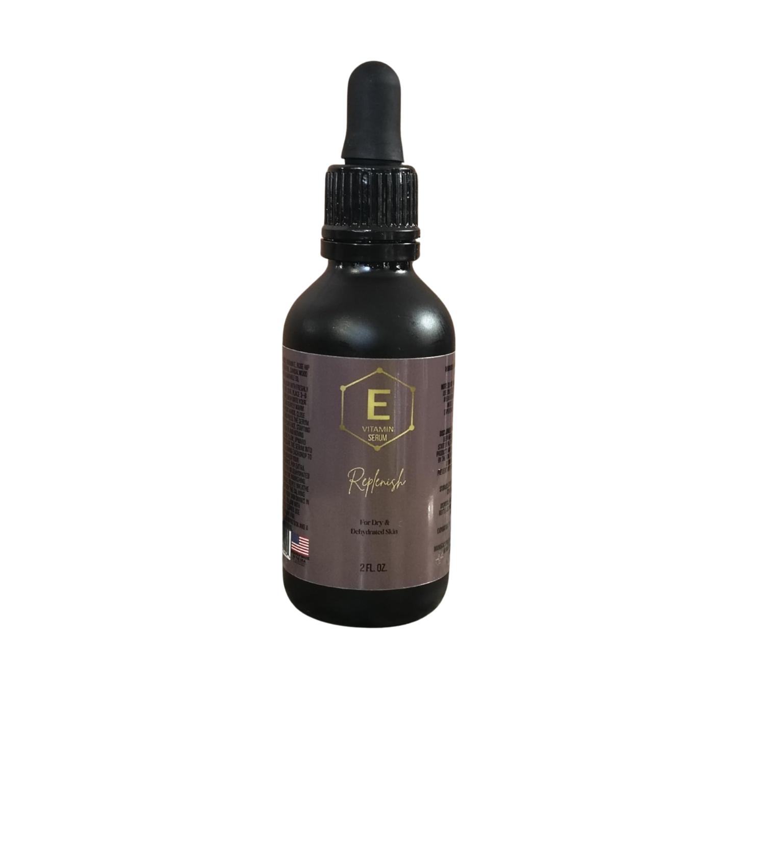 Bennett Family Farms "Replenish" Natural Face Serum with Vitamin E (For Dry & Dehydrated Skin) - Buy Online on GoSupps.com