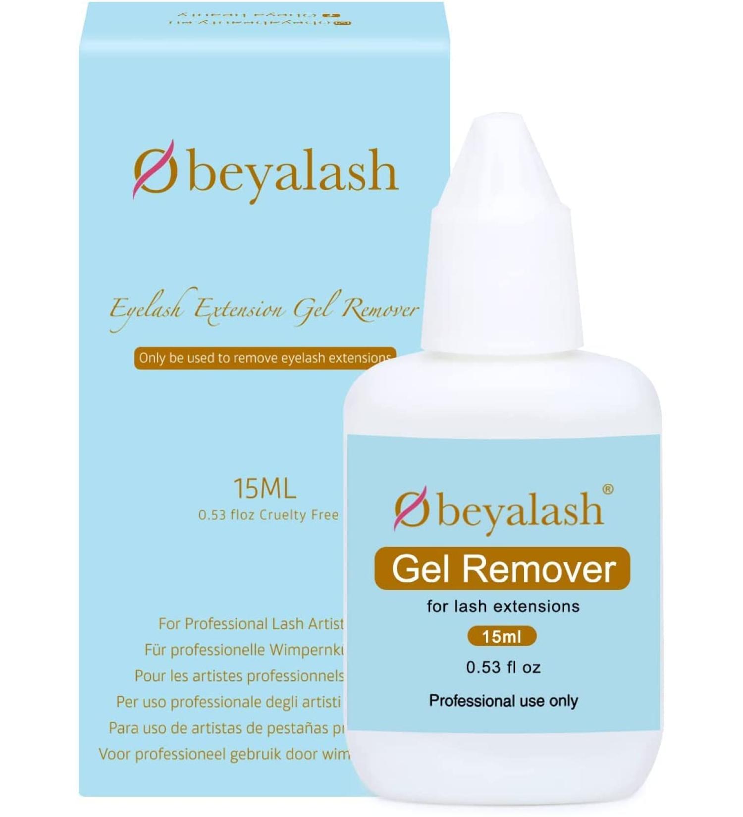 Obeyalash 15ml Professional Eyelash Extension Remover - Easy, Quick, Powerful Gel Formula for Gentle Glue Removal - Buy Online on GoSupps.com