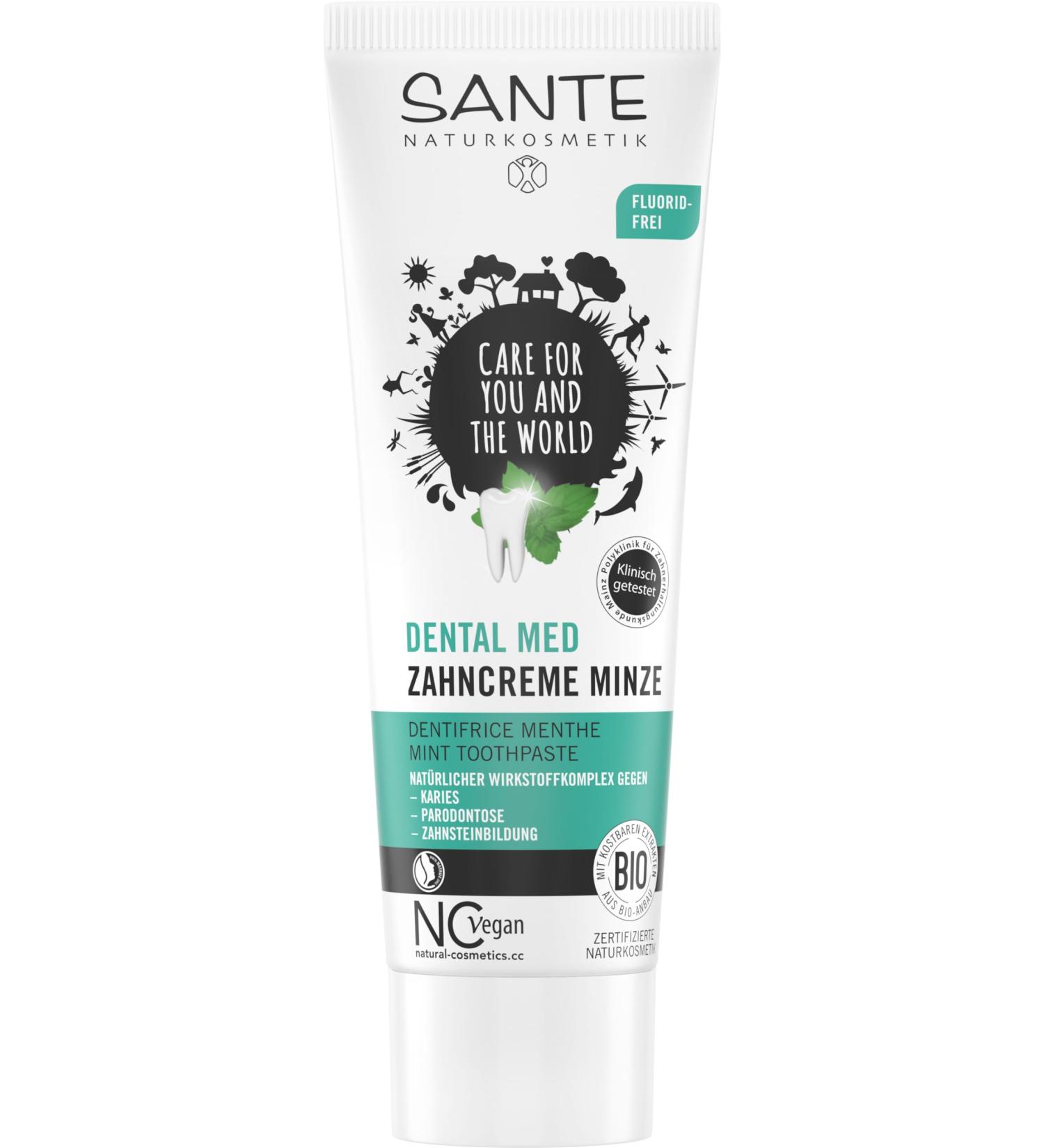 Sante DENTAL MED Toothpaste Mint (6 x 75 ml)