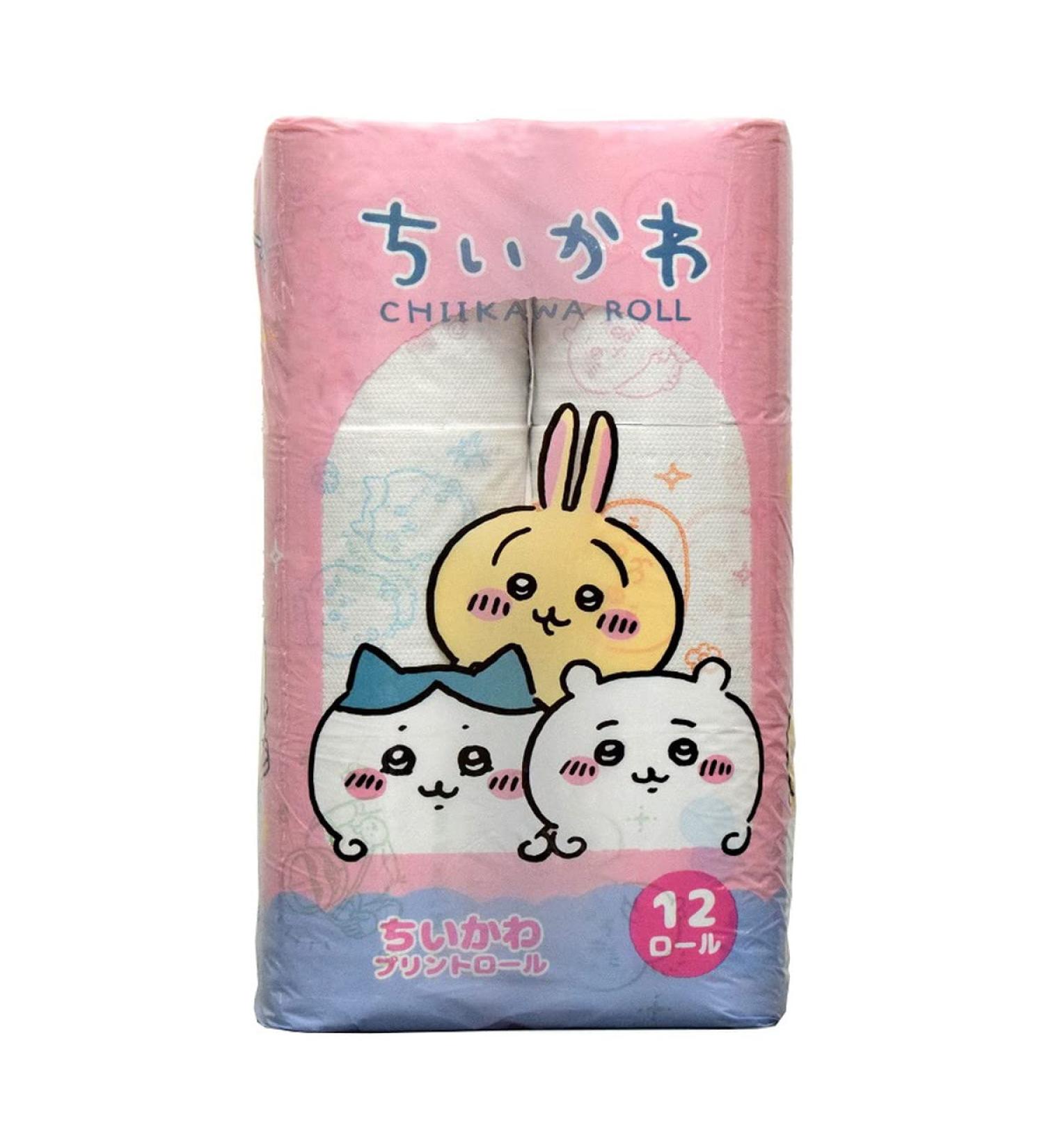 Nishinippon Eki Chiikawa Print Roll 12 Rolls Double