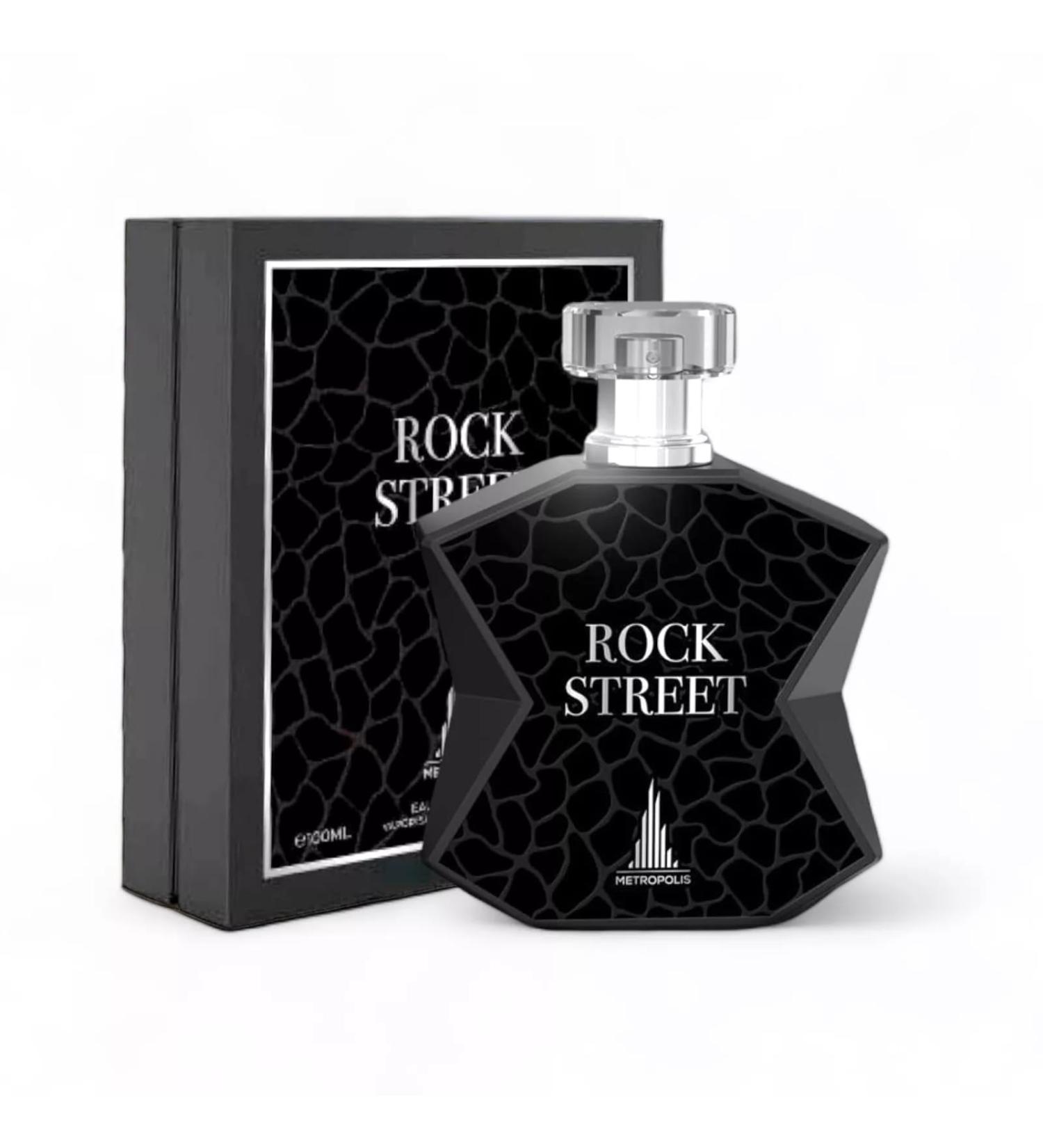 Metropolis Rock Street Eau De Parfum for Men 100Ml 3.4Oz - Original Fragrance From Dubai - With Notes of Bergamot Crisp Apple Coriander - Buy Online on GoSupps.com