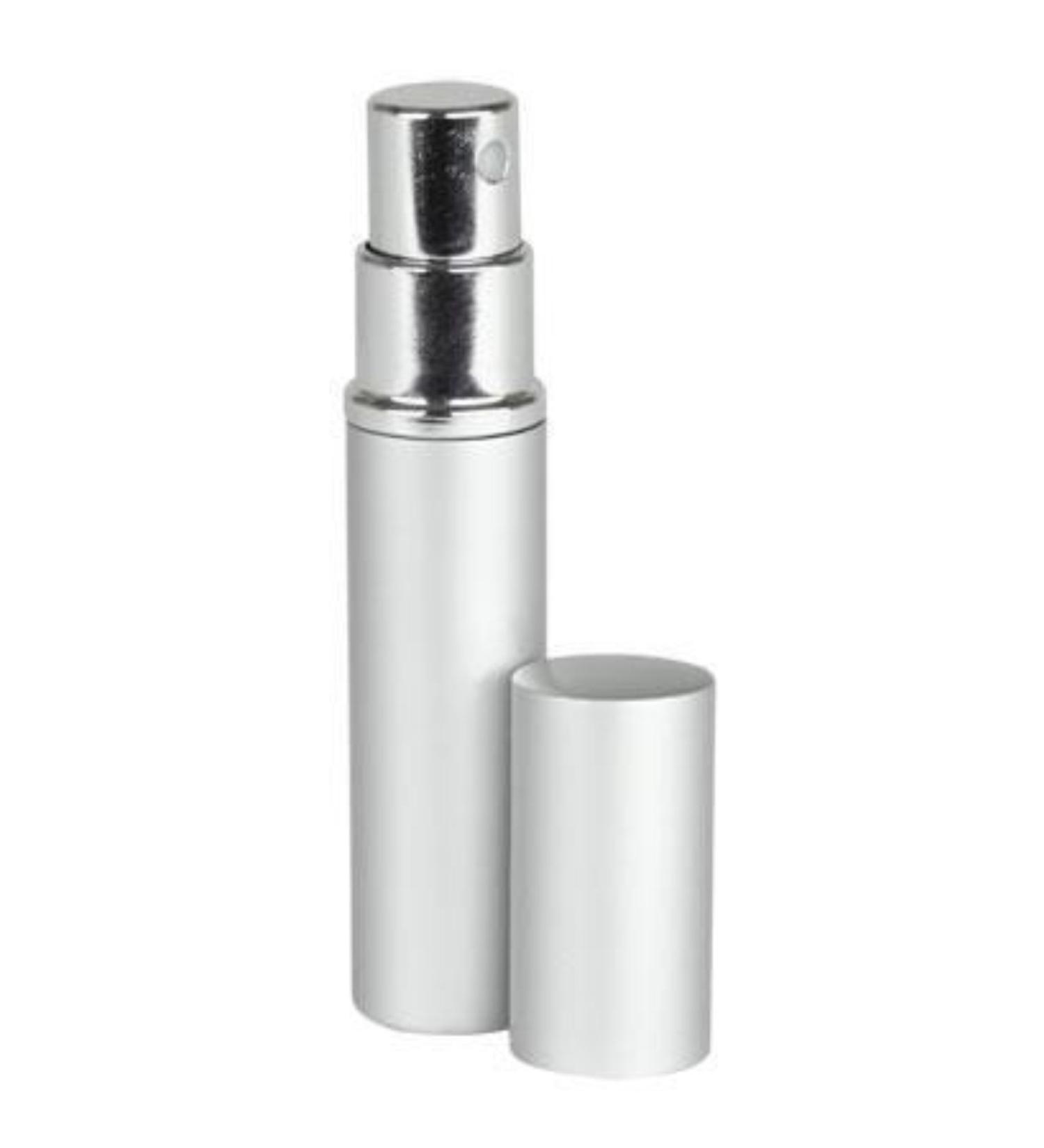 Buy Refillable Silver Aluminum Perfume Atomizer 3 ML - Fine Mist Sprayer for Travel & Purse - Buy Online on GoSupps.com
