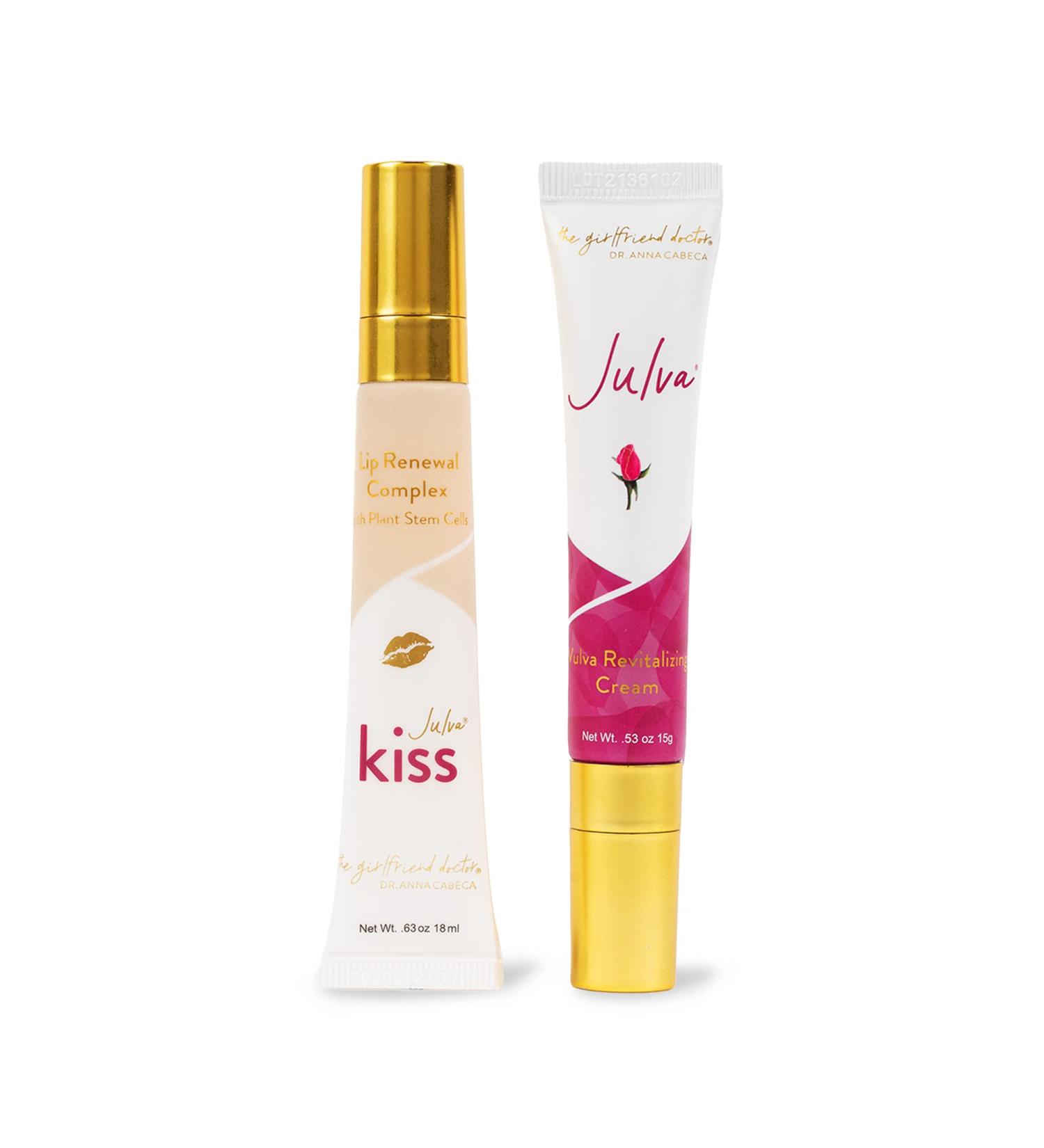 Buy Lip Duo by Dr. Anna Cabeca | Revitalizing Feminine Cream & Lip Renewal Complex - International Shipping Available - Buy Online on GoSupps.com