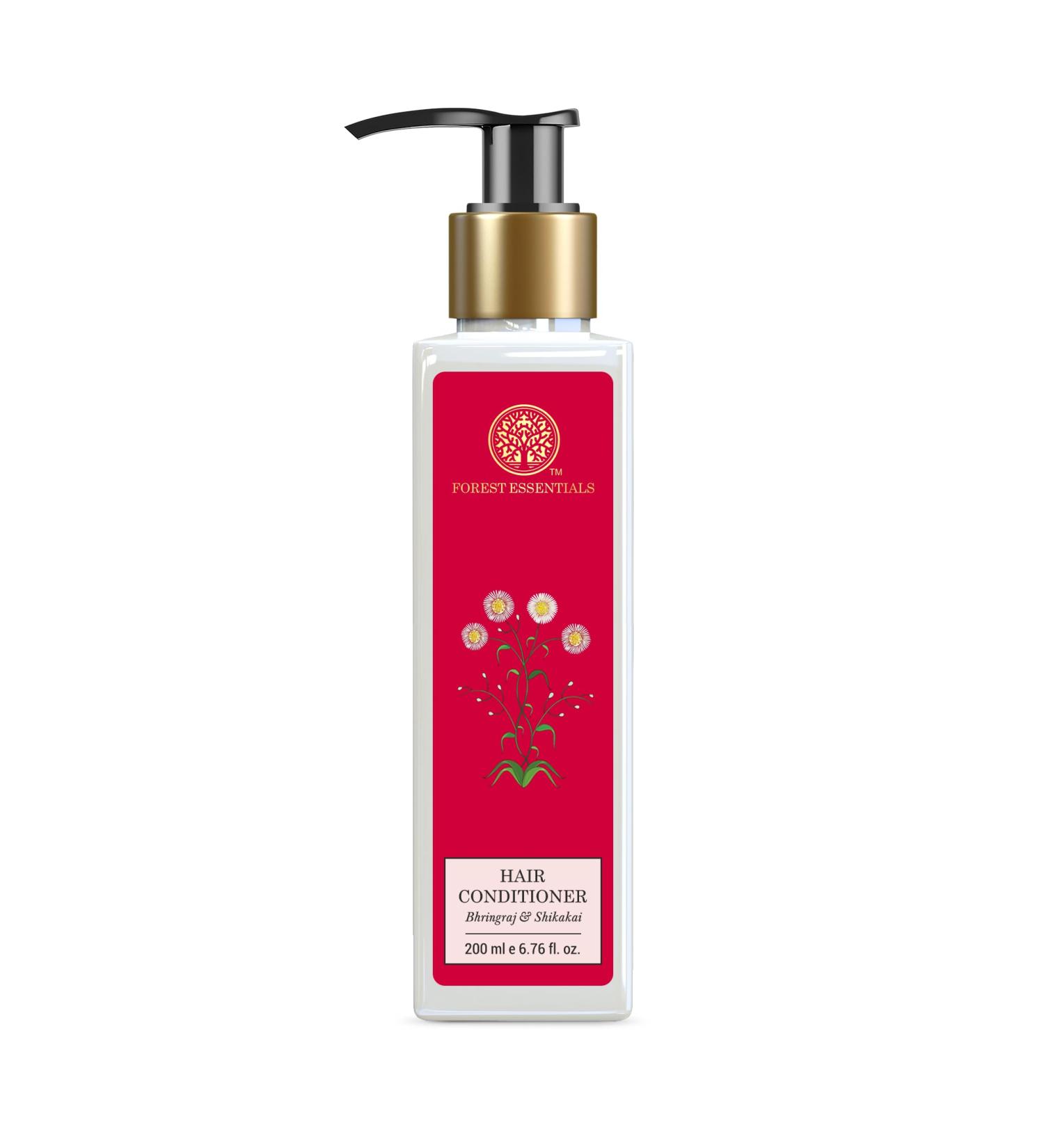 Buy Forest Essentials Bhringraj & Shikakai Hair Conditioner - 200ml | Nourishing Ayurvedic Hair Care | International Shipping Available - Buy Online on GoSupps.com