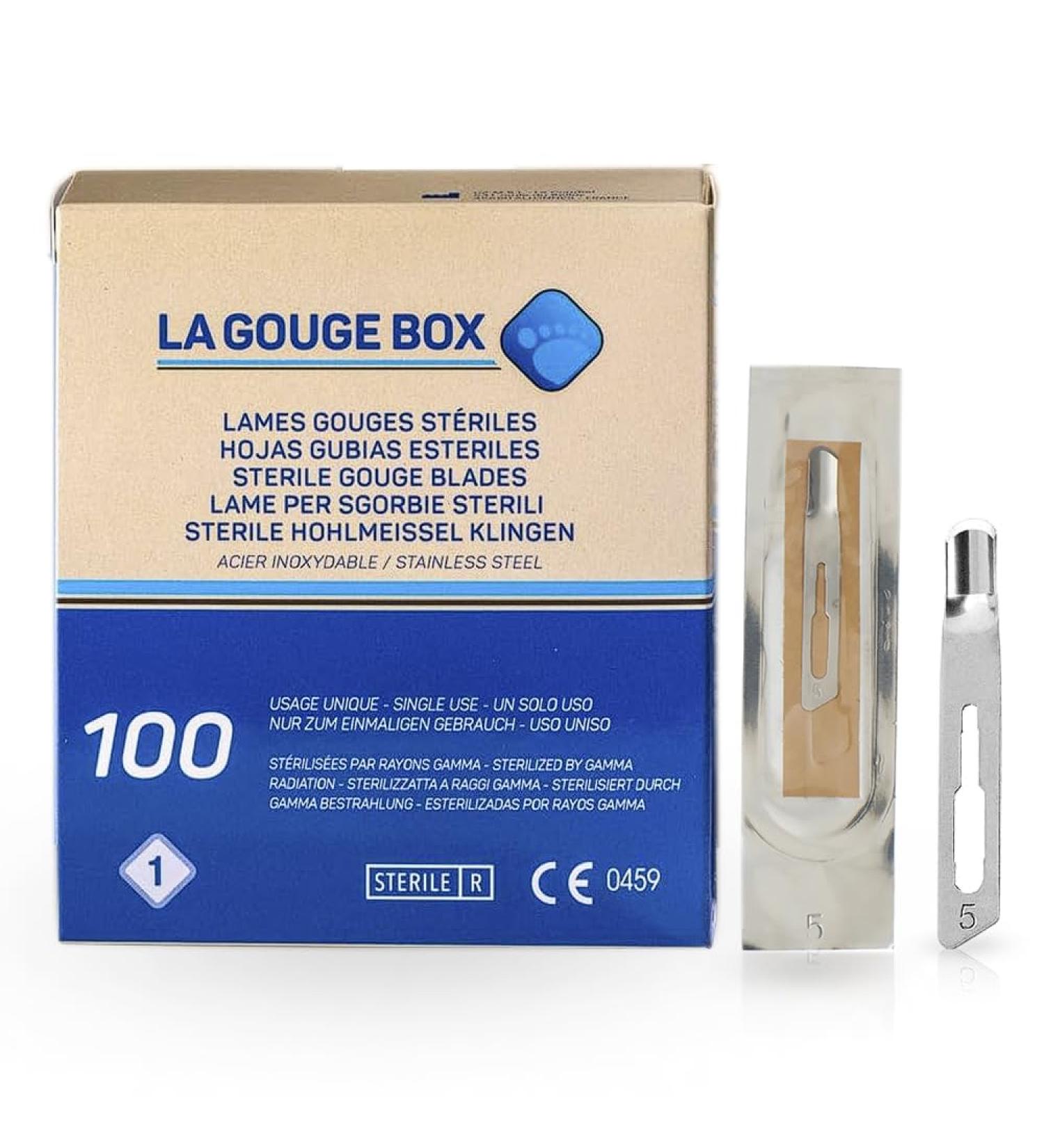 May hollow chisel blades 100 pieces figure 5 individually sterile packed