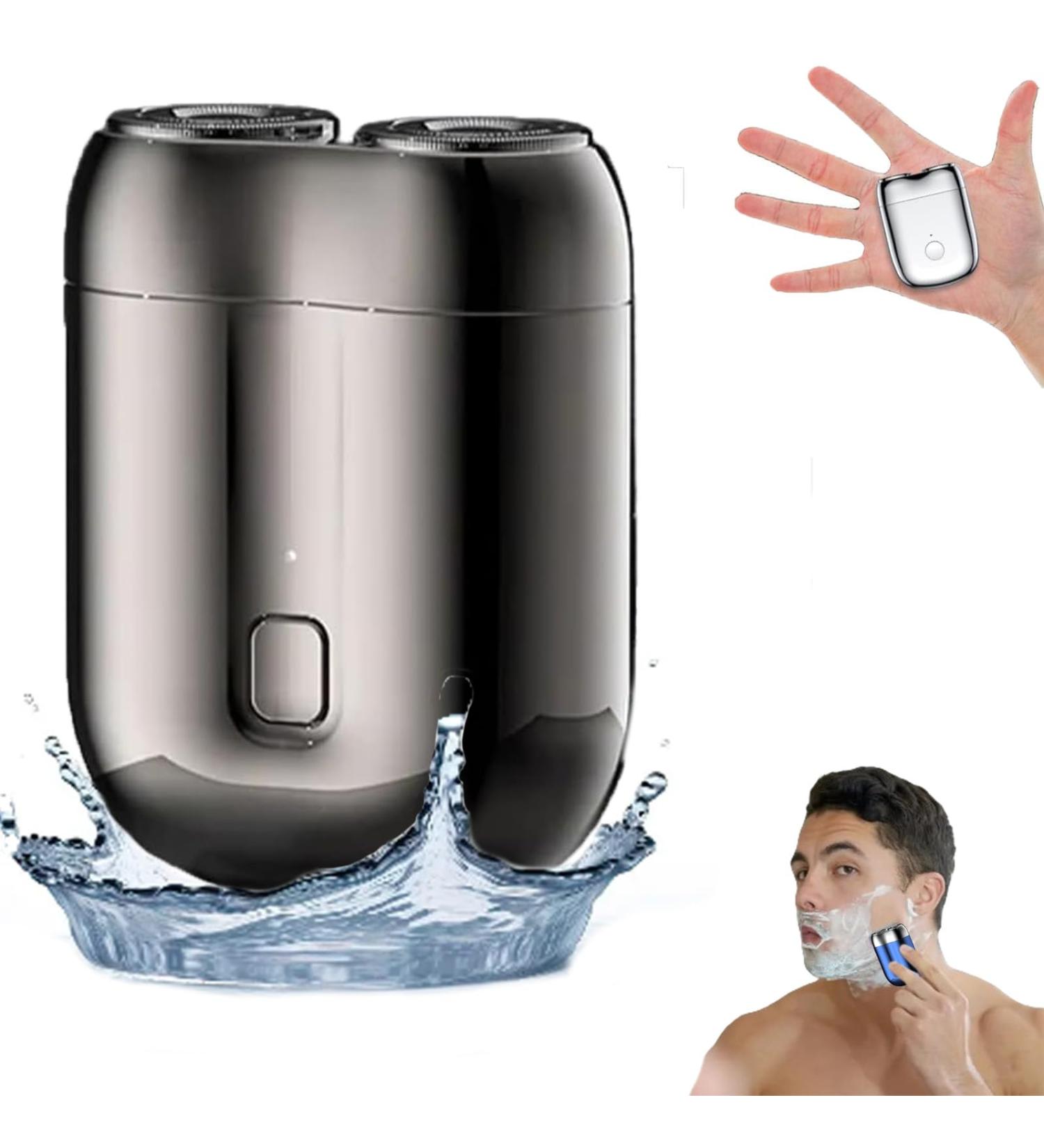 2024 New Upgrade Pocket Shaver USB Mini Shavers for Men 2024 New Upgrade Pocket Shaver Electric Mini Portable Razor Rechargeable Waterproof Compact Electric Shaver For Home Car Travel (Gray) - Buy Online on GoSupps.com
