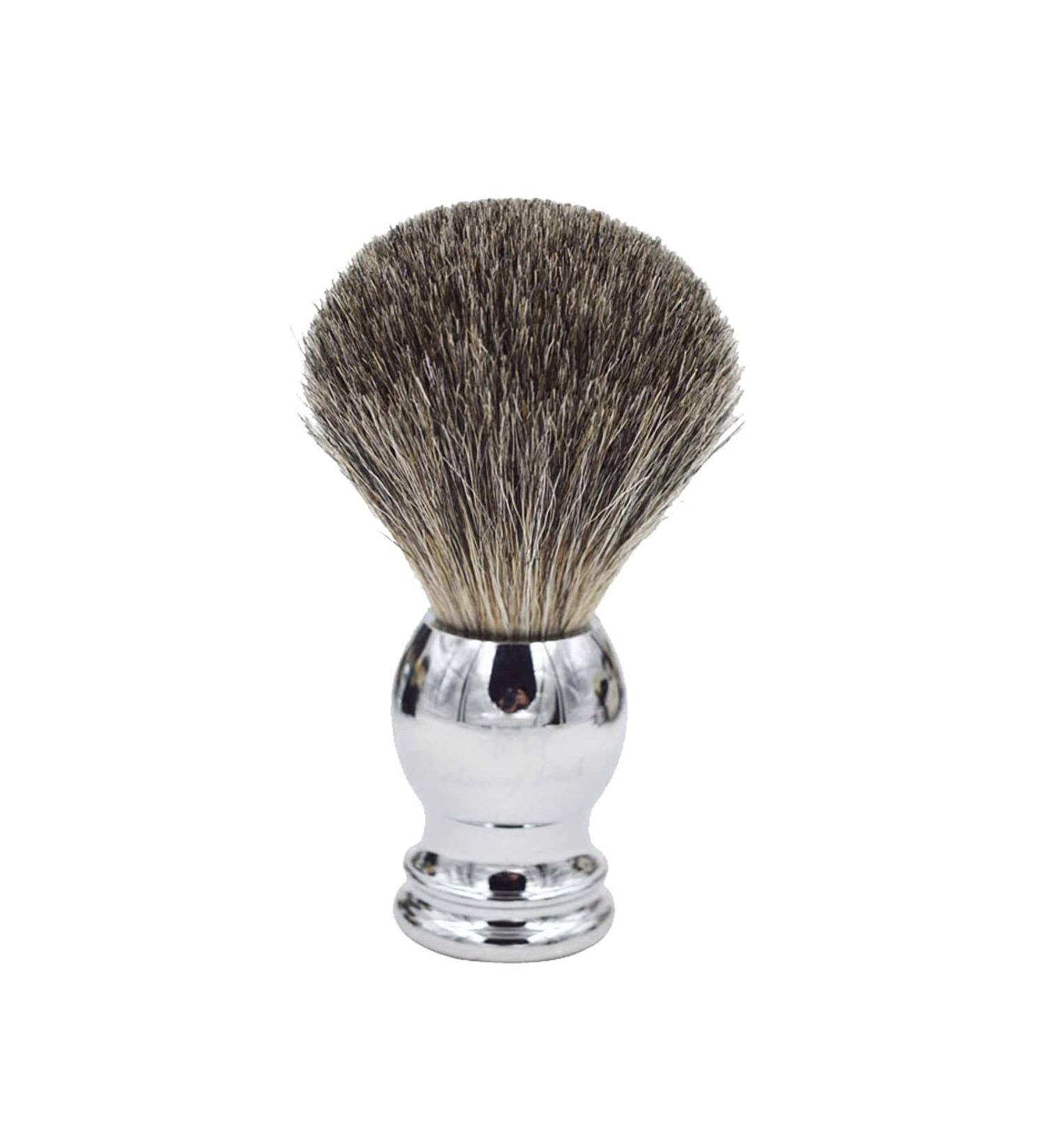 AnSafe Handmade Pure Badger Hair Shaving Brush - High Quality Portable Wet Shaving Brush for Men | International Shipping - Buy Online on GoSupps.com