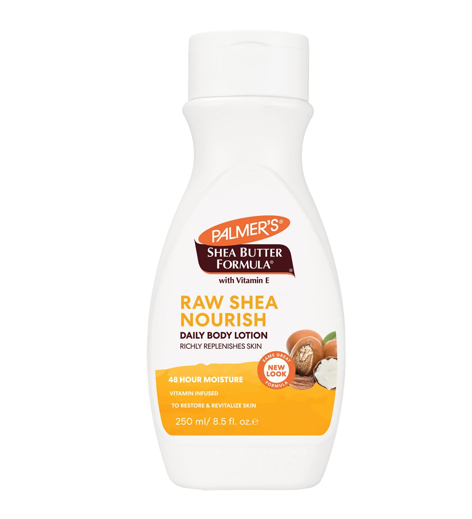 Palmer's Shea Formula Raw Shea Body Lotion - 8.5 oz Flip Cap Bottle - Hand & Body Moisturizer for Dry Skin - Buy Online on GoSupps.com