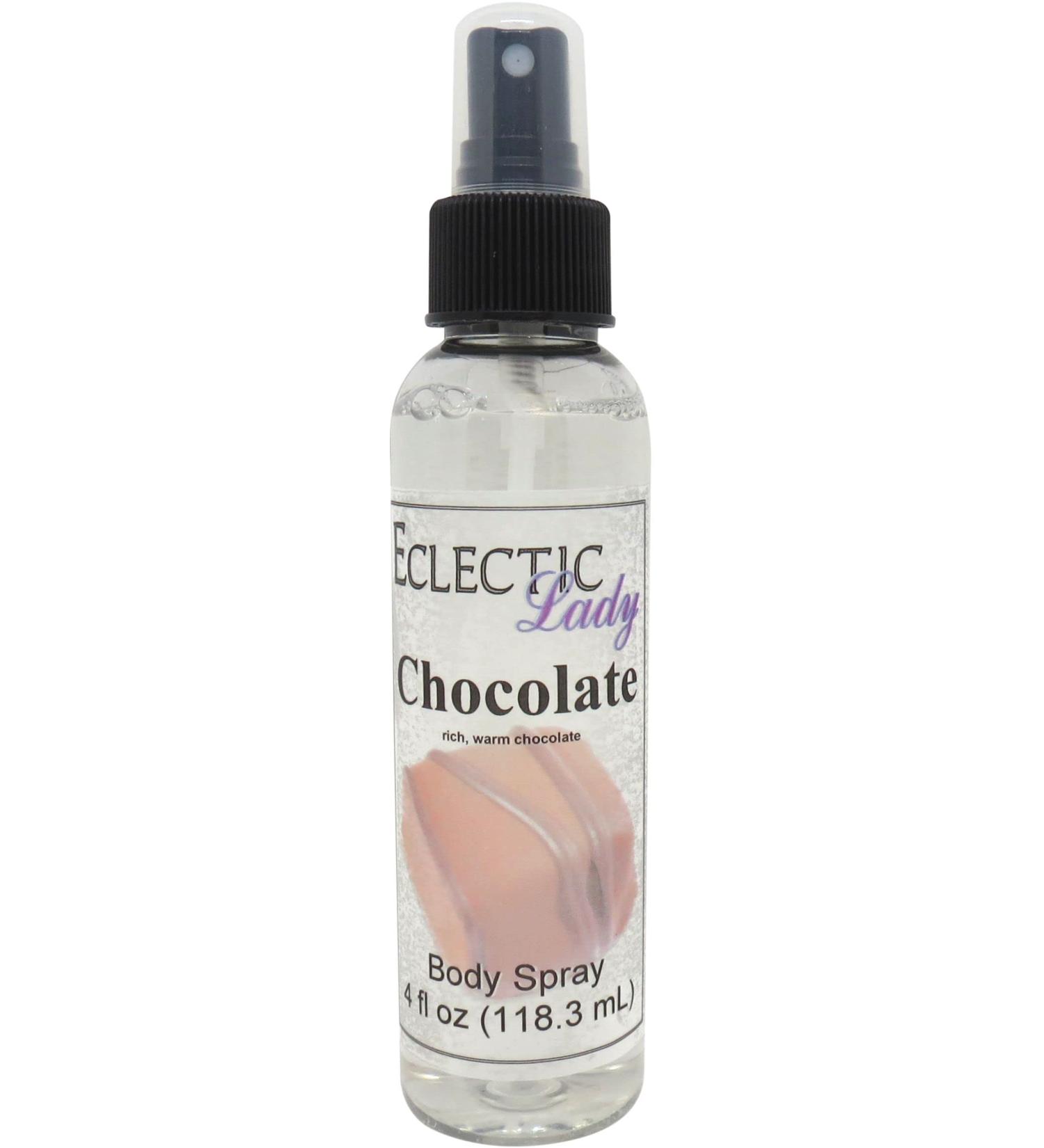 Chocolate Body Spray (Double Strength) 4 ounces Body Mist for Women with Clean Light & Gentle Fragrance Long Lasting Perfume with Comforting Scent for Men & Women Cologne with Soft Subtle Aroma Double Strength 4 Fluid Ounces - Buy Online on GoSupps.com