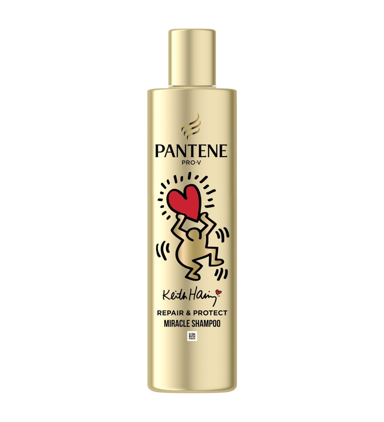 Pantene Pro-V x Keith Haring Art Collection Repair & Protect Shampoing Miracle 250ml pour Cheveux Fragiles et Ab m s Formule PRO-V avec Technologie Active Nutri-Plex Aide R parer les Cheveux Secs 250 ml (Lot de 1) Repair & Protect Shampoing Miracle - Buy Online on GoSupps.com