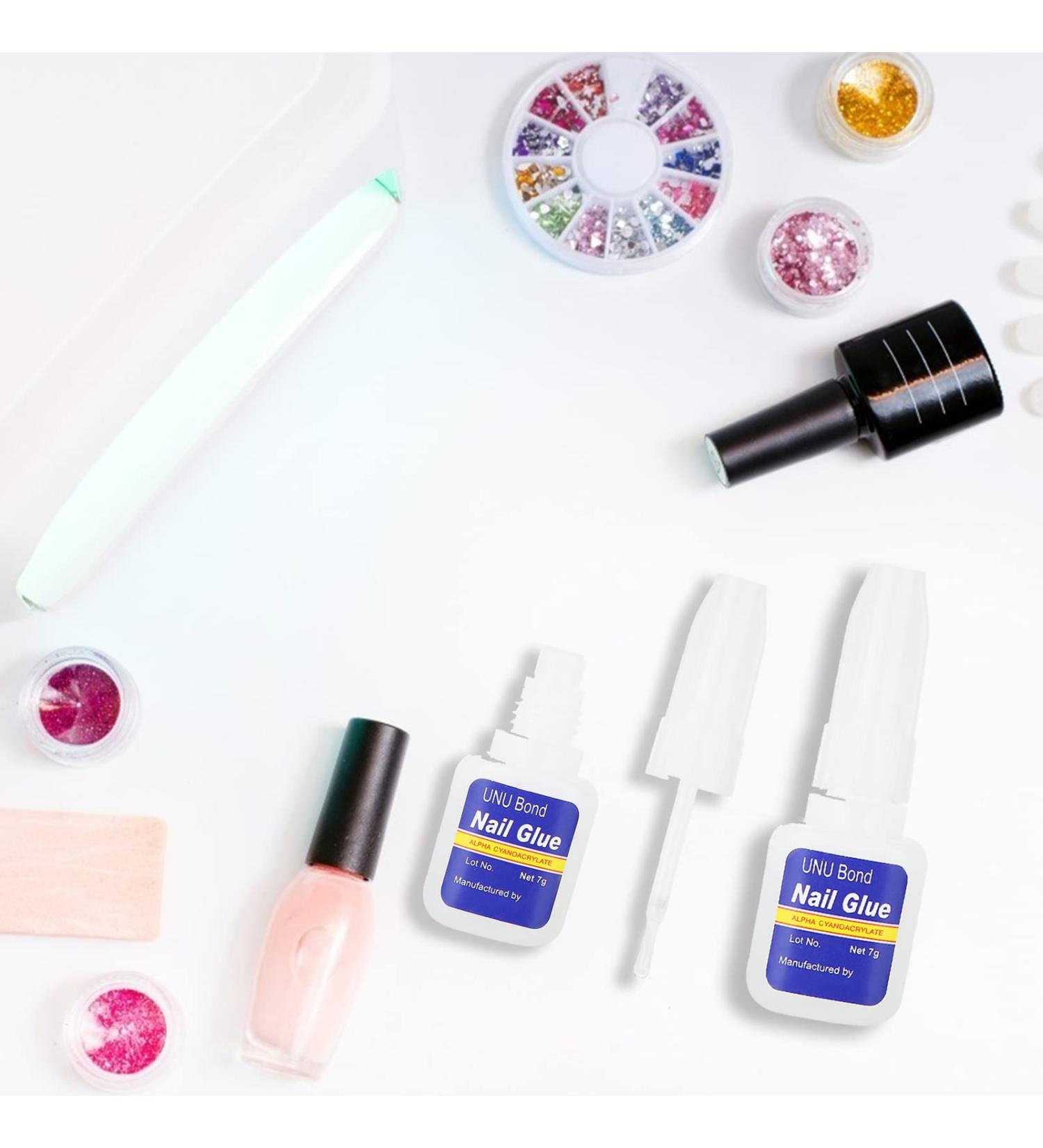 Odor-Free Brush-On Nail Glue for Gloose Nails | Glitter & Gemstone Acrylic Nail Art - Buy Online on GoSupps.com