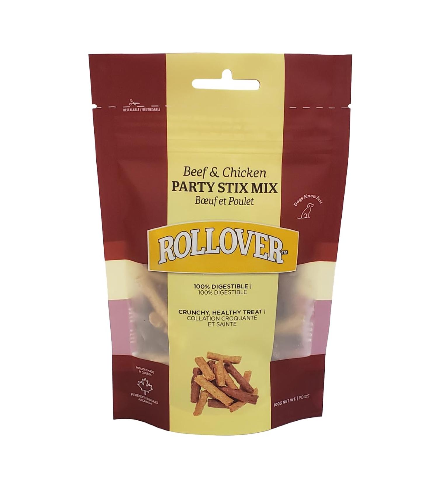 Rollover Beef & Chicken Party Stix Mix - 100g - Buy Online on GoSupps.com