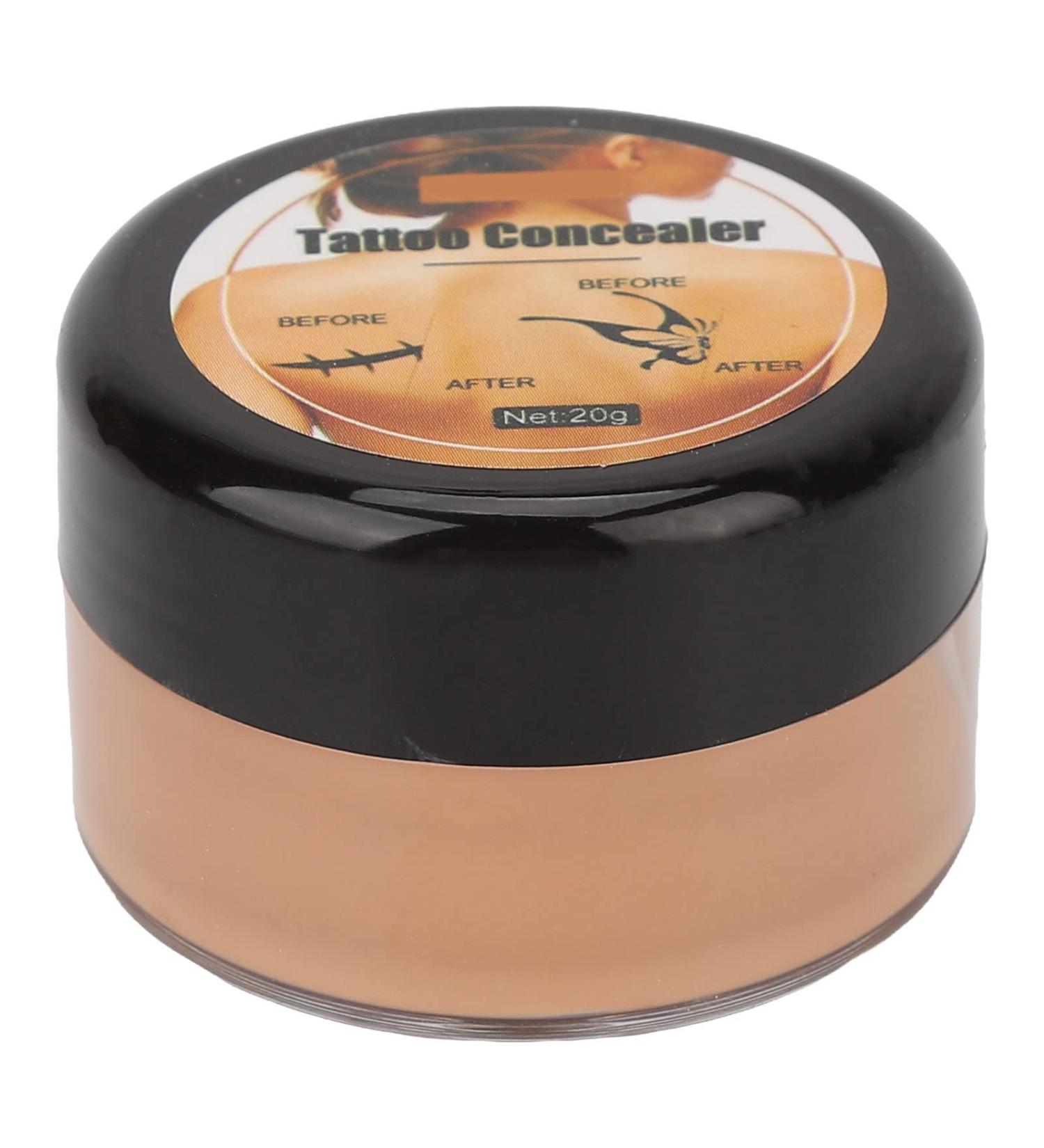 0.7oz Waterproof Tattoo Cover Cream for Scar & Birthmark - Dark Color - Buy Online on GoSupps.com