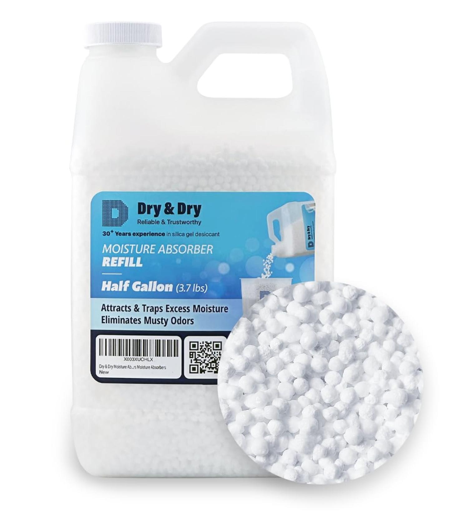 Buy Dry & Dry Moisture Absorbers Refill Beads (3.7 LBS) - Fragrance Free & Effective Moisture Control for International Shipping - Buy Online on GoSupps.com