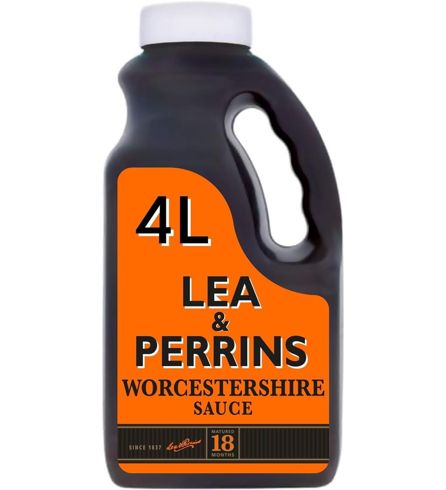 Lea & Perrins Worcester Sauce 4ltr (Pack of 3)