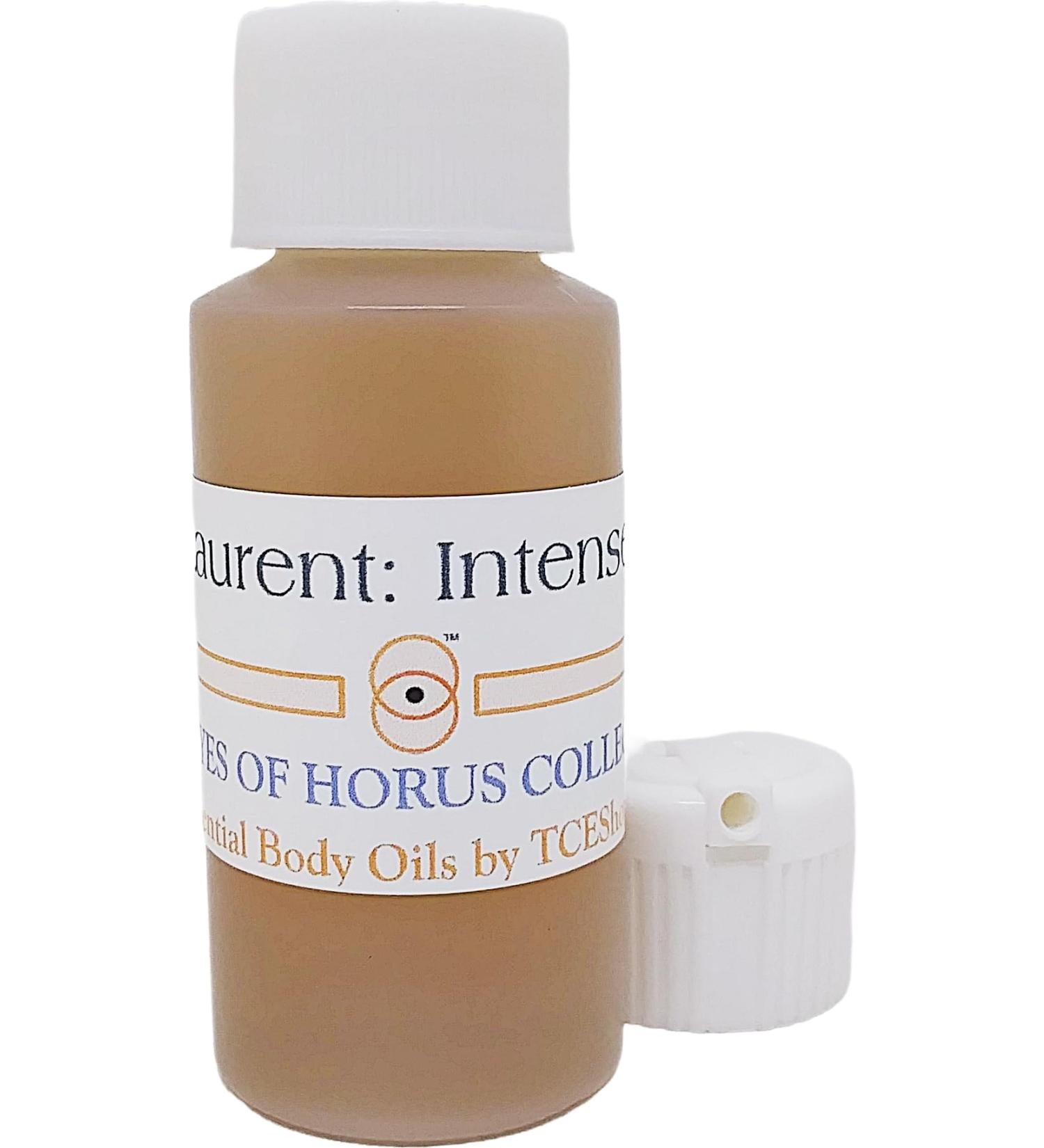 St. Laurent: Intense - Type For Men Scented Body Oil Fragrance Flip Cap - Brown - 1 oz. - ID#22655 1 Fl Oz (Pack of 1)