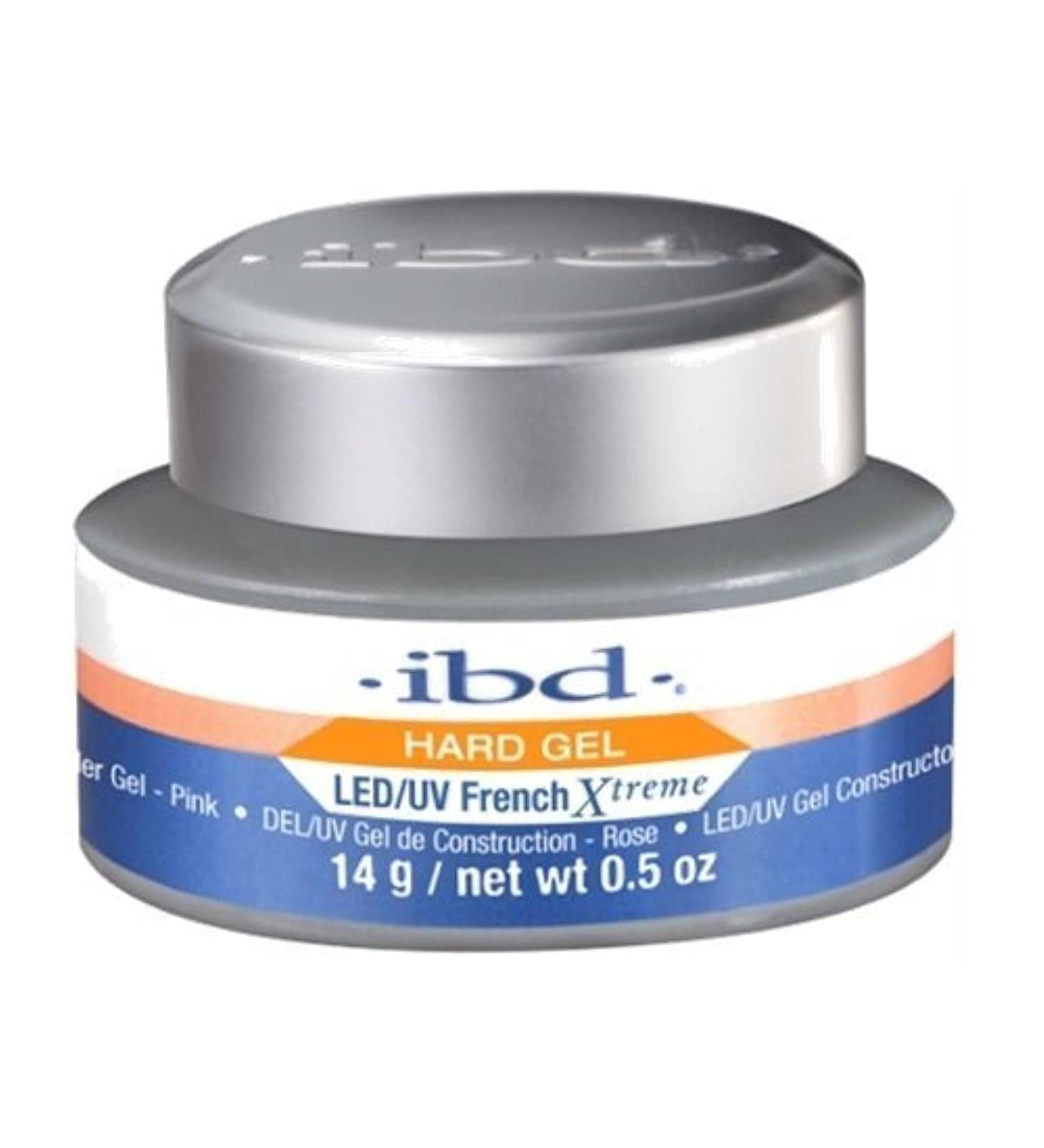 ibd Hard Gel - LED/UV Builder Gel - Pink - 0.5oz / 14g