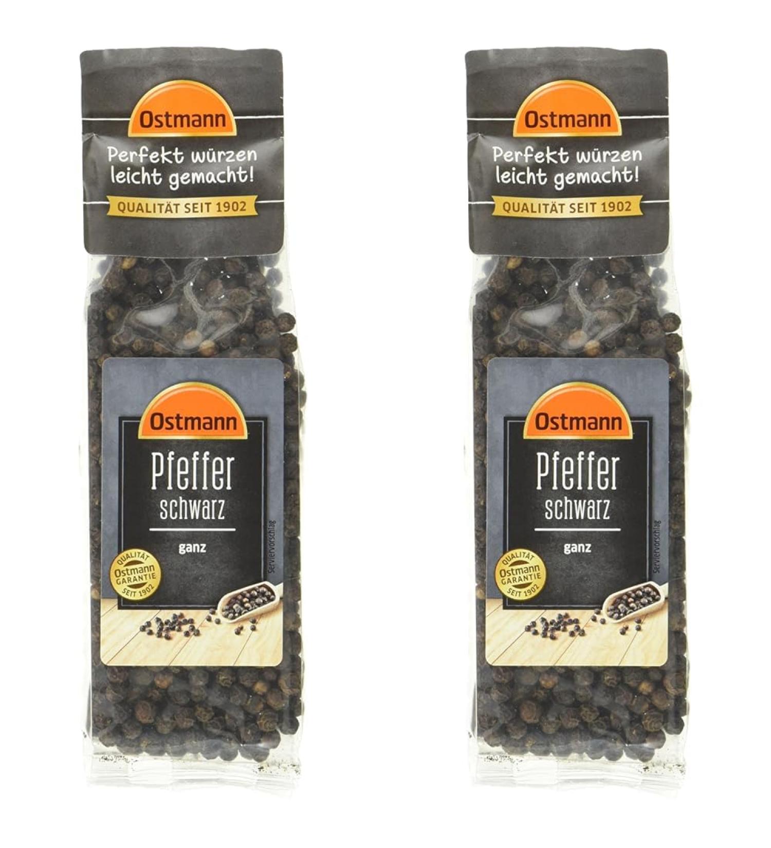 Ostmann peppercorns black (1 x 50 g) (pack of 2) 1 50 g (pack of 2)